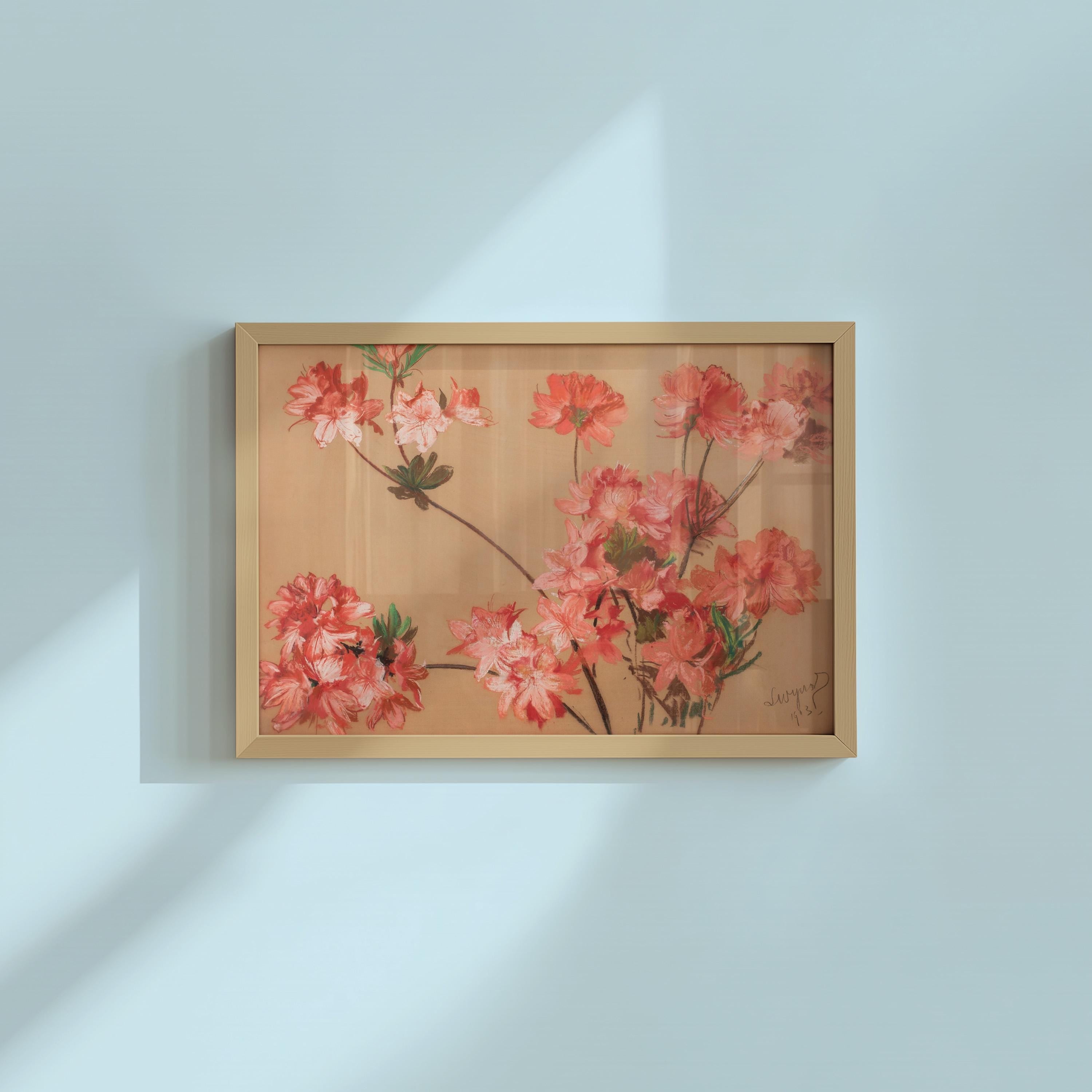 Pink Asaela Horizontal Art Print (Digital Download)