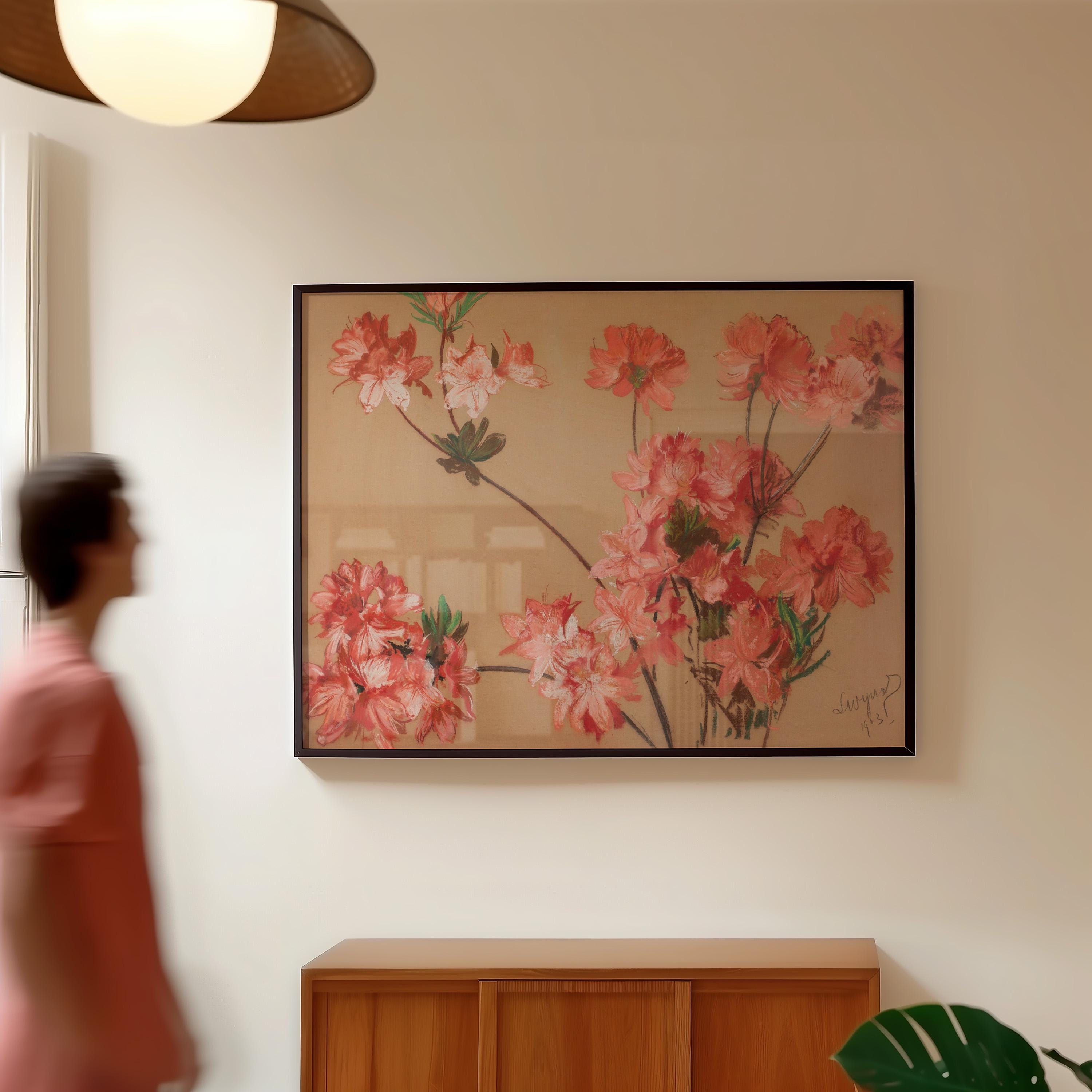 Pink Asaela Horizontal Art Print (Digital Download)