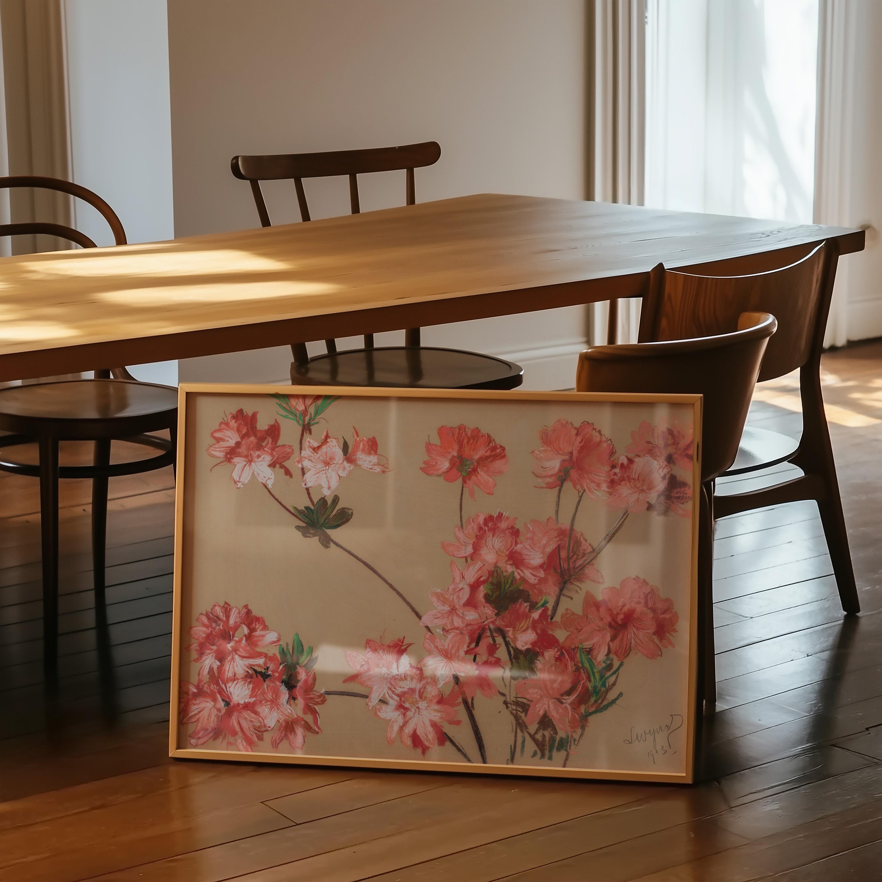 Pink Asaela Horizontal Art Print (Digital Download)