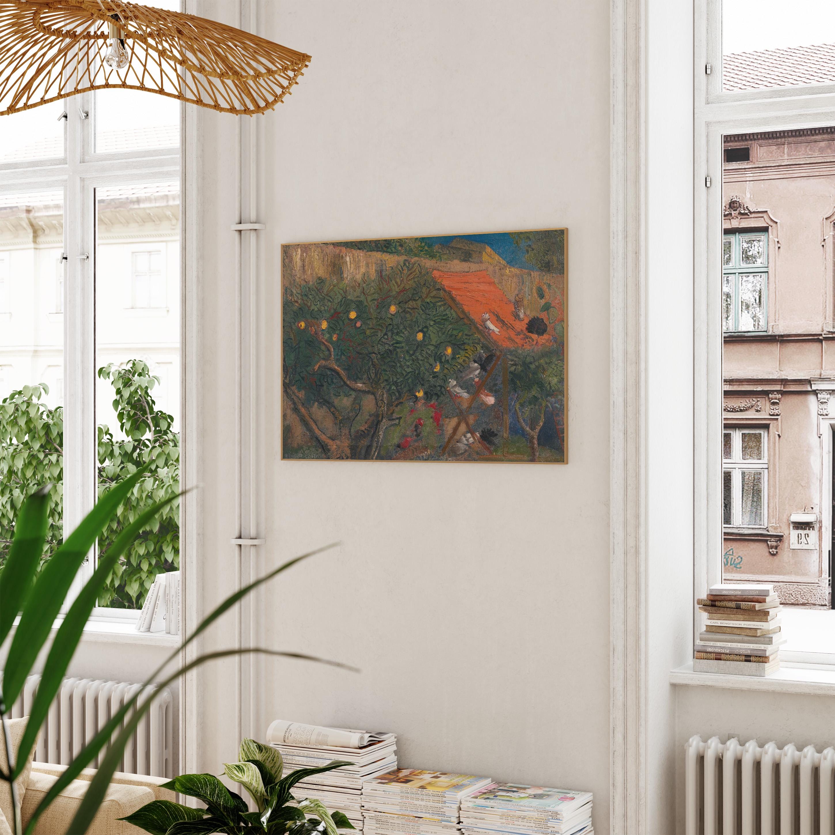 In The Garden Horizontal Art Print (Digital Download)