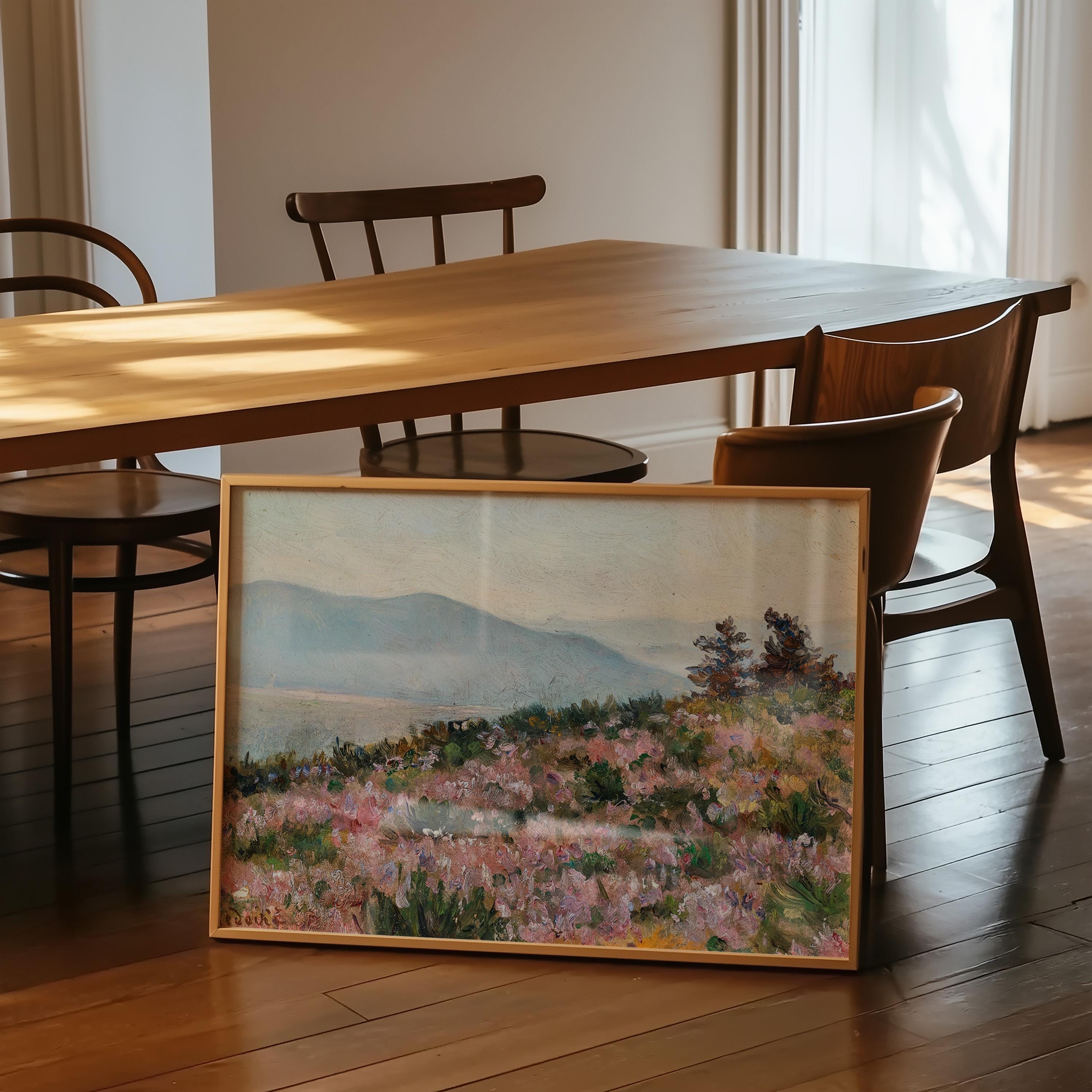 Heather in Bloom Horizontal Art Print (Digital Download)