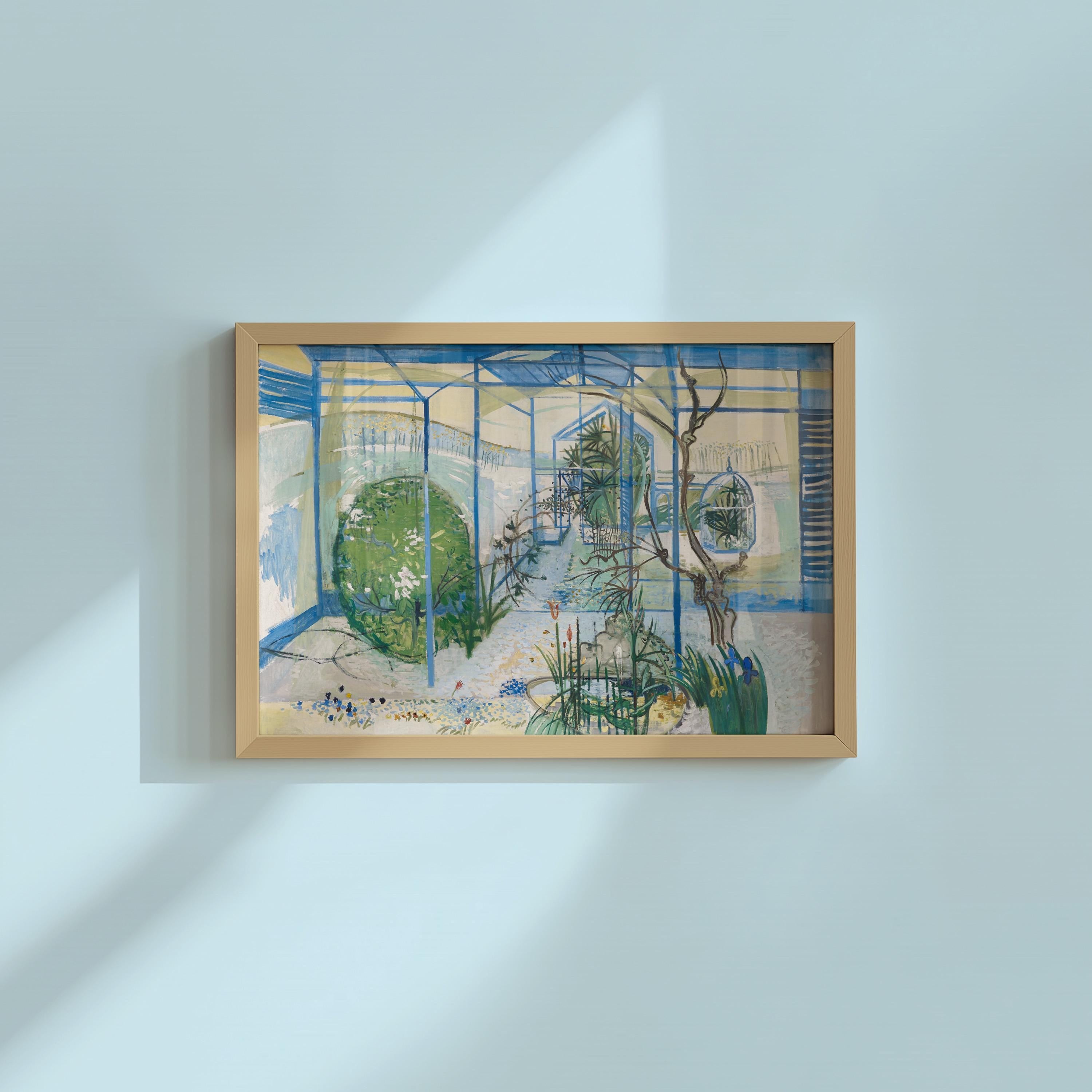 Greenhouse Horizontal Art Print Digital Download for Home Decor