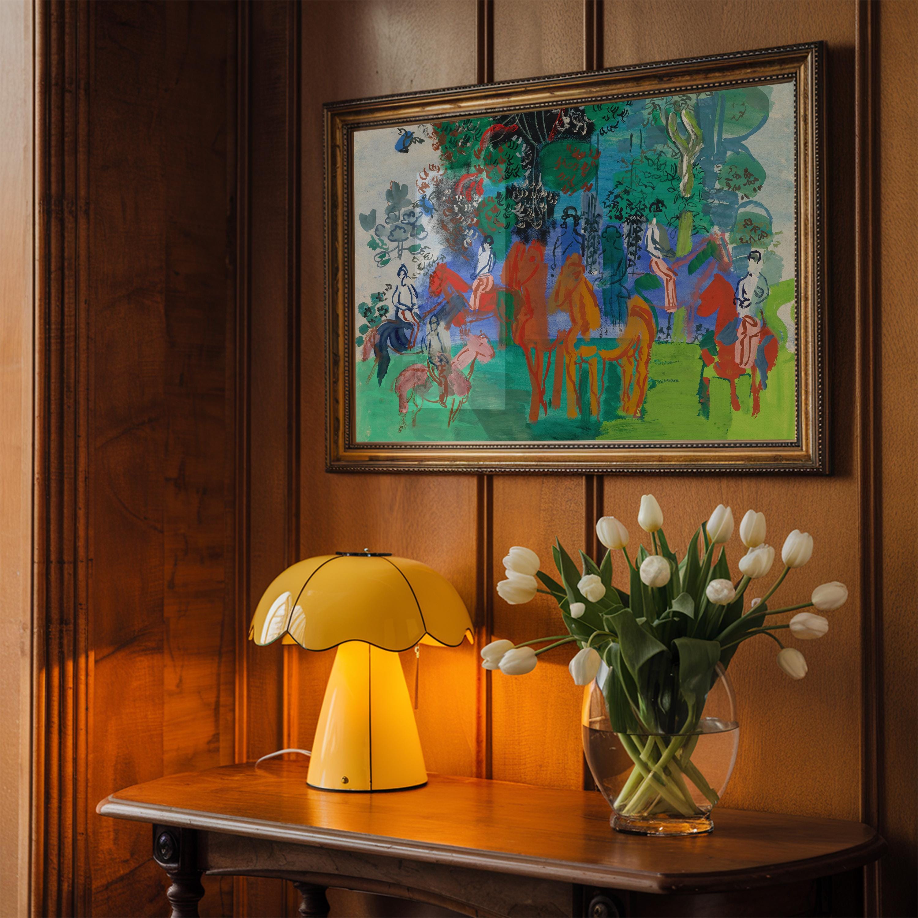 Cavaliers Sous Bois Horizontal Art Print Digital Download