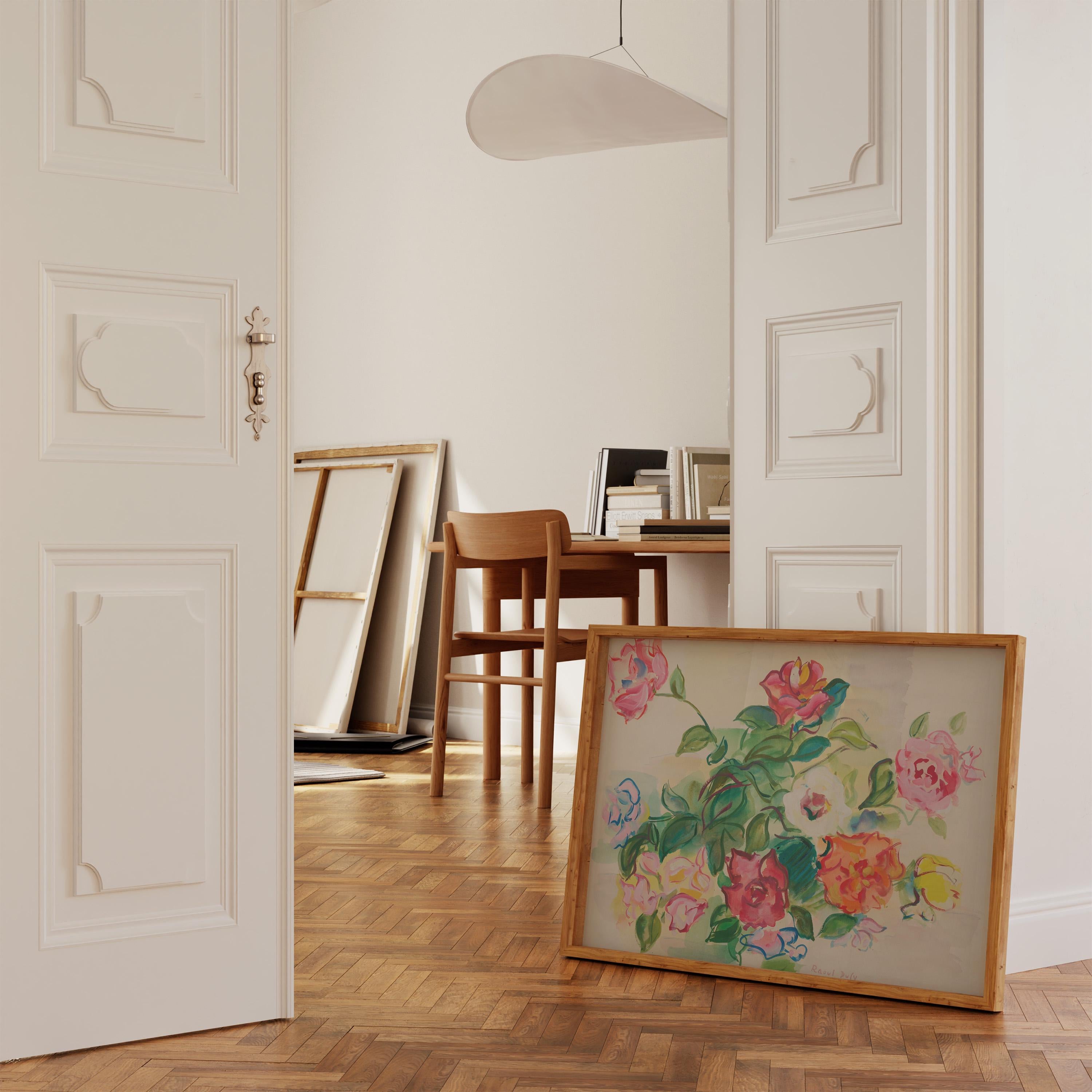 Bouquet De Roses Horizontal Art Print (Digital Download)