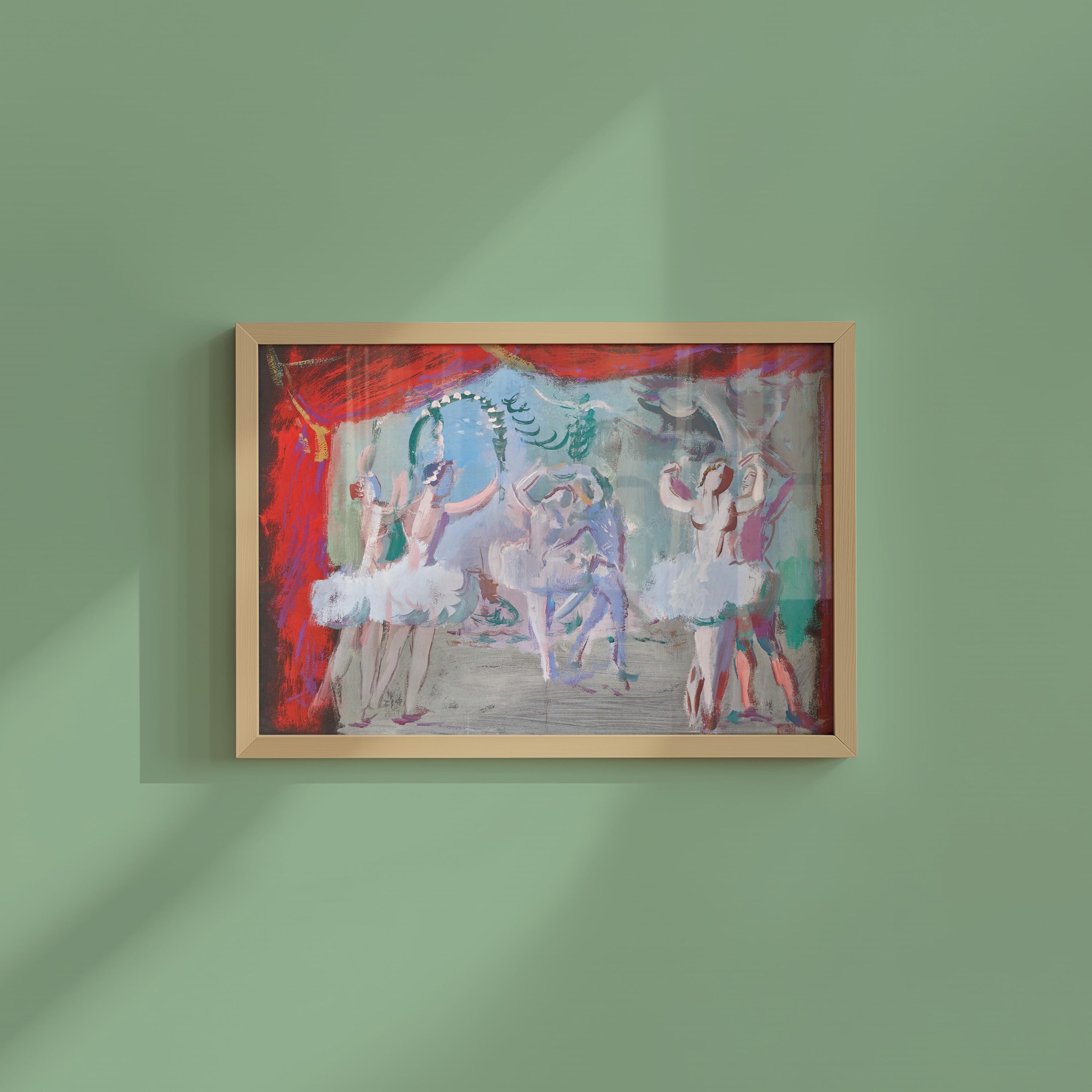 Ballet Dancers Horizontal Art Print (Digital Download)