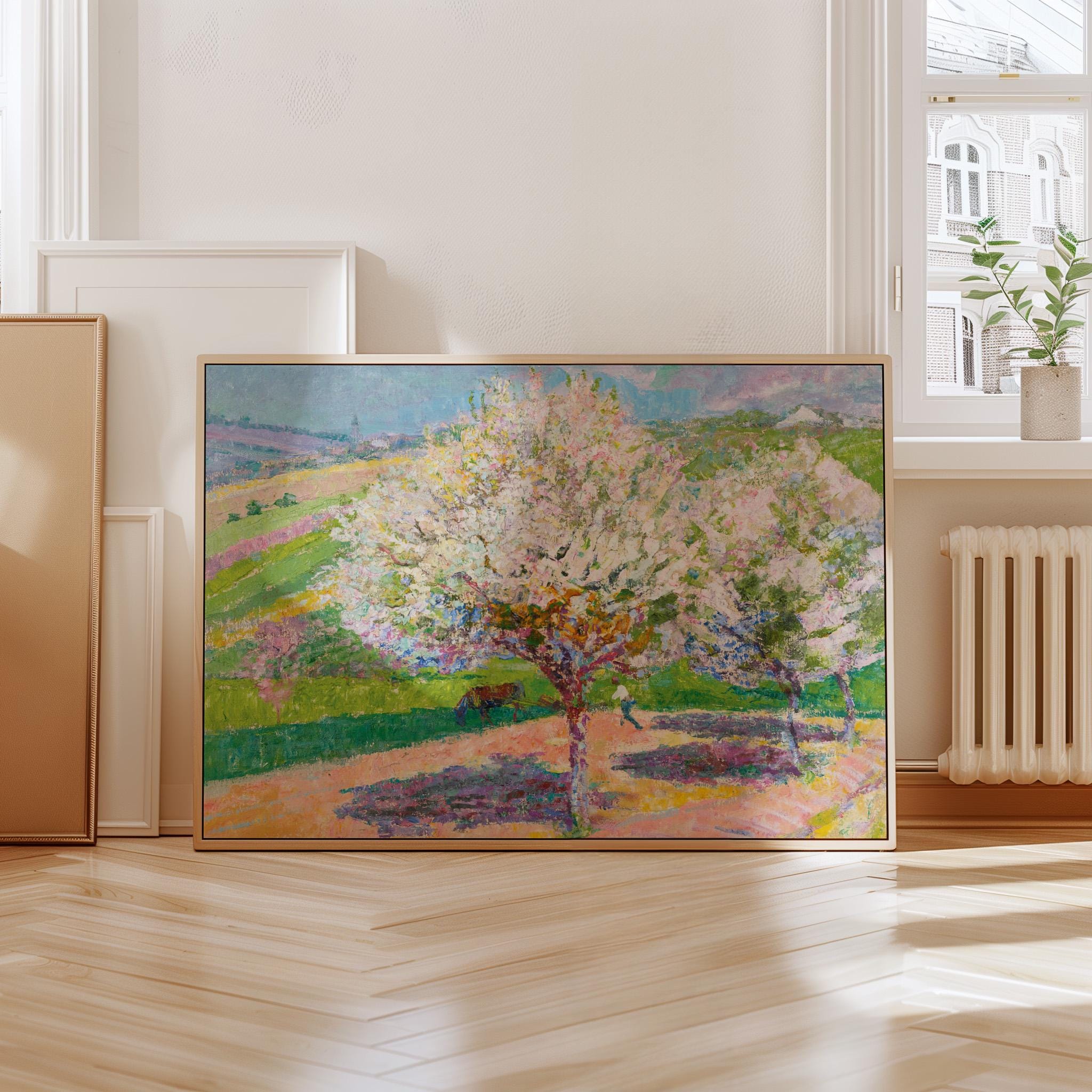 Arbes En Fleur Horizontal Art Print (Digital Download)