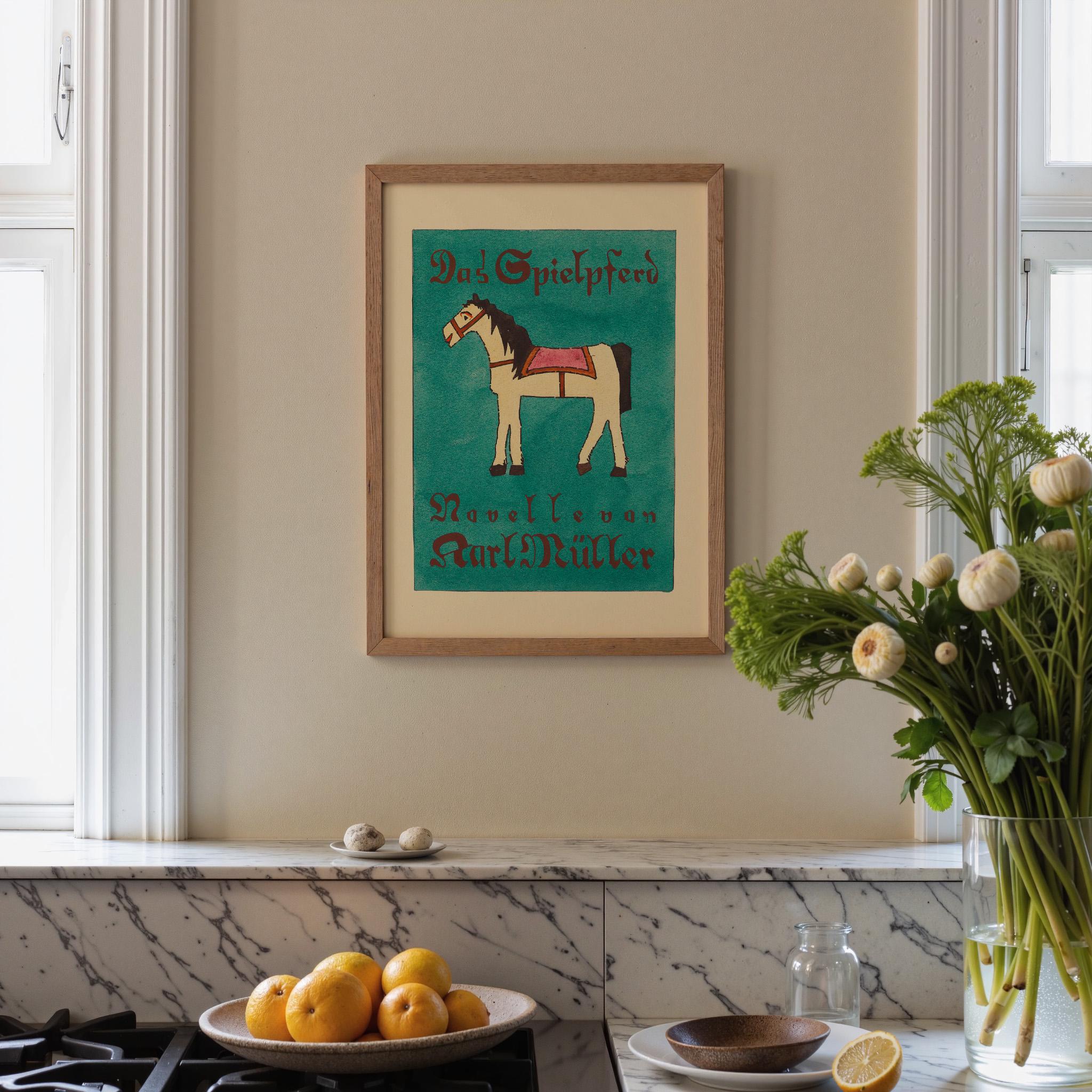 Das Spielpferd Novelle Vertical Art Print Digital Download