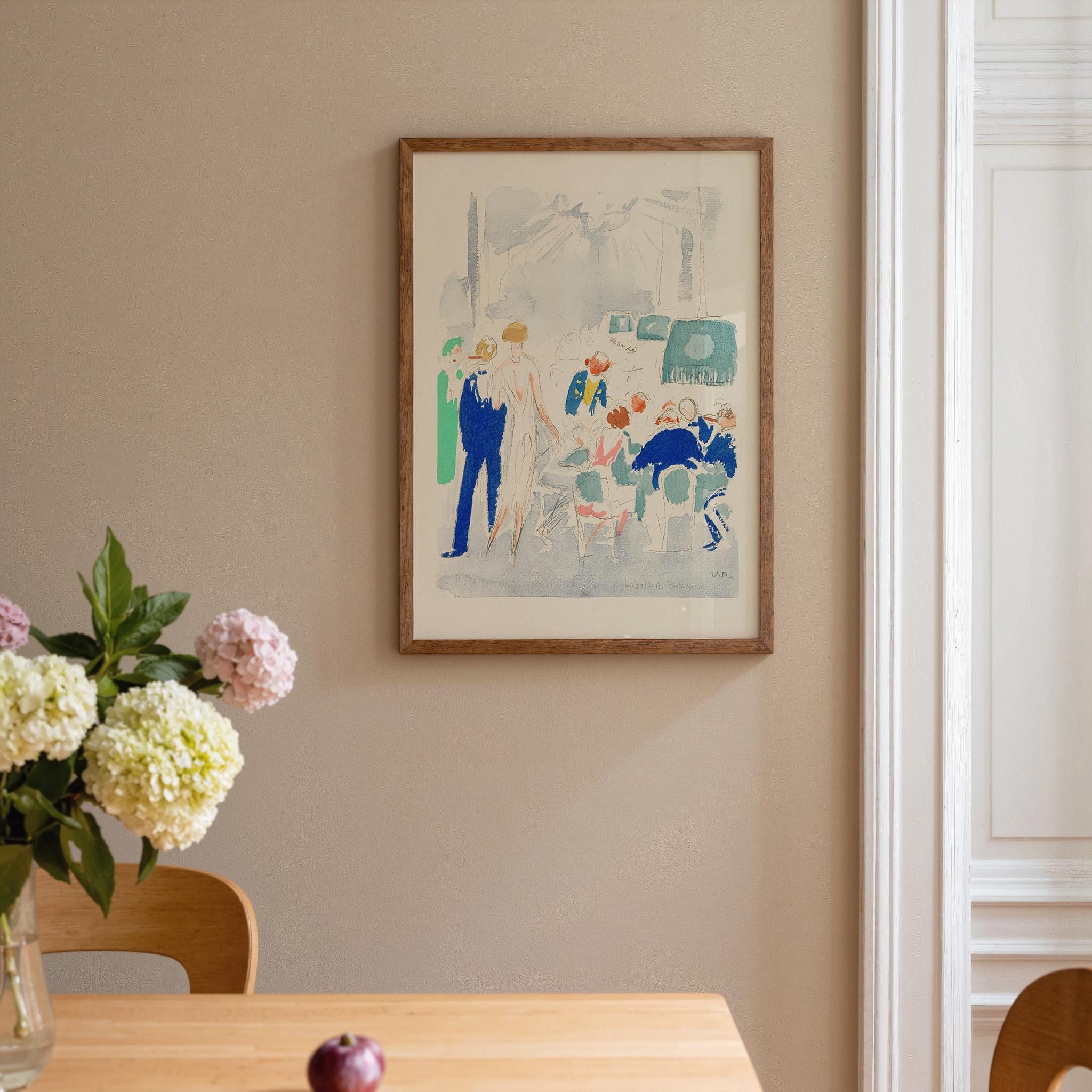 La Salle de Baccara Vertical Art Print (Digital Download)