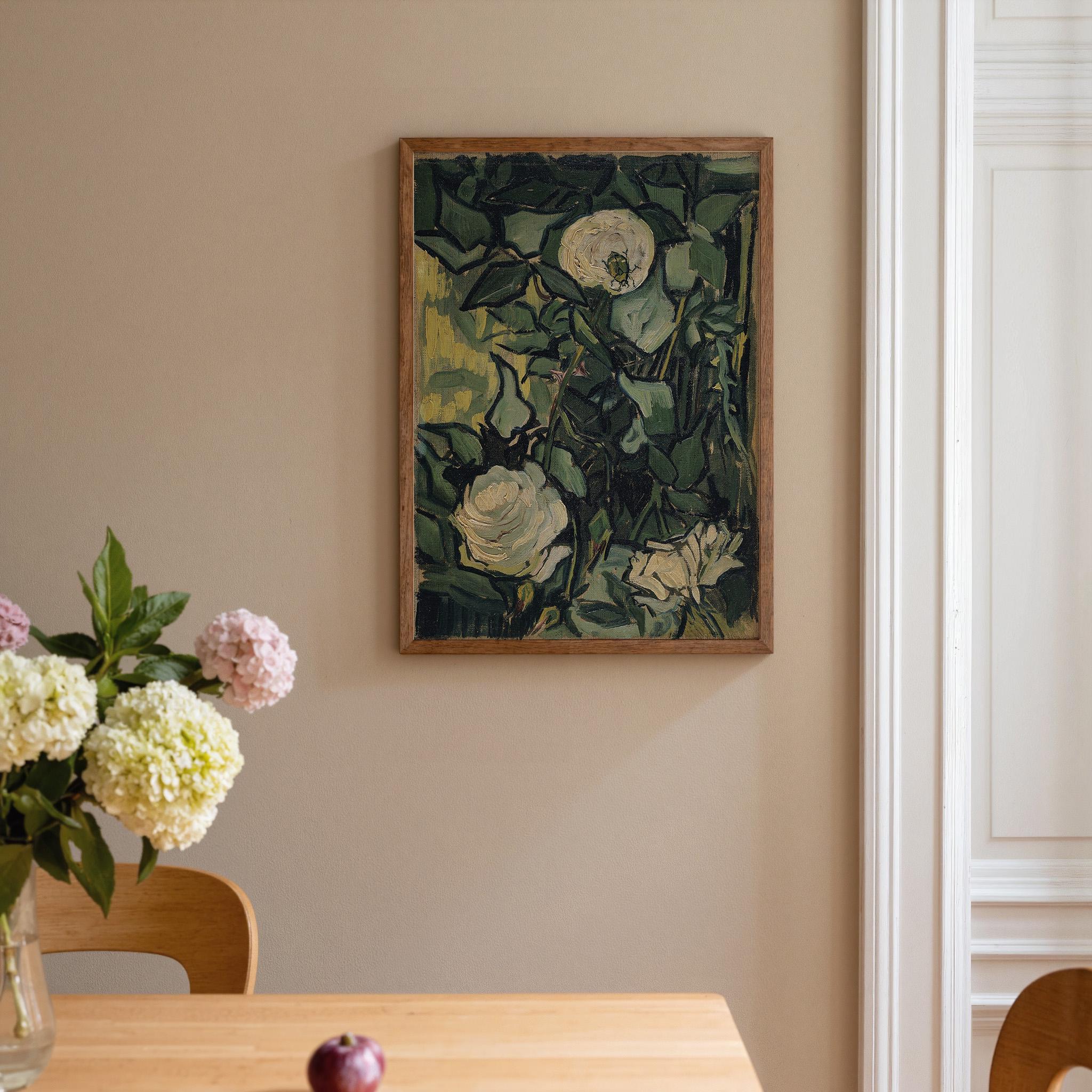 Roses Vertical Art Print Digital Download