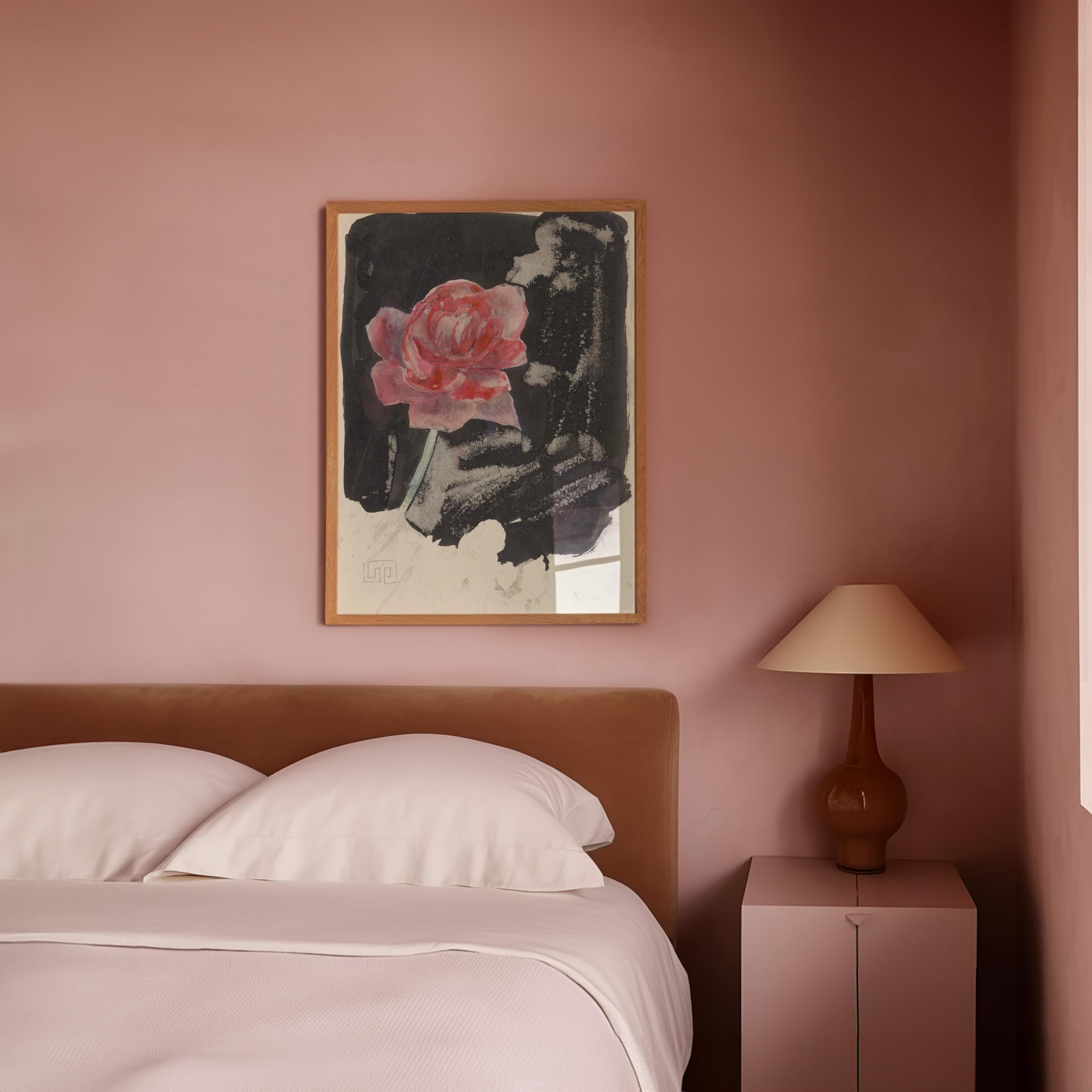 Rode Roos Vertical Art Print Digital Download