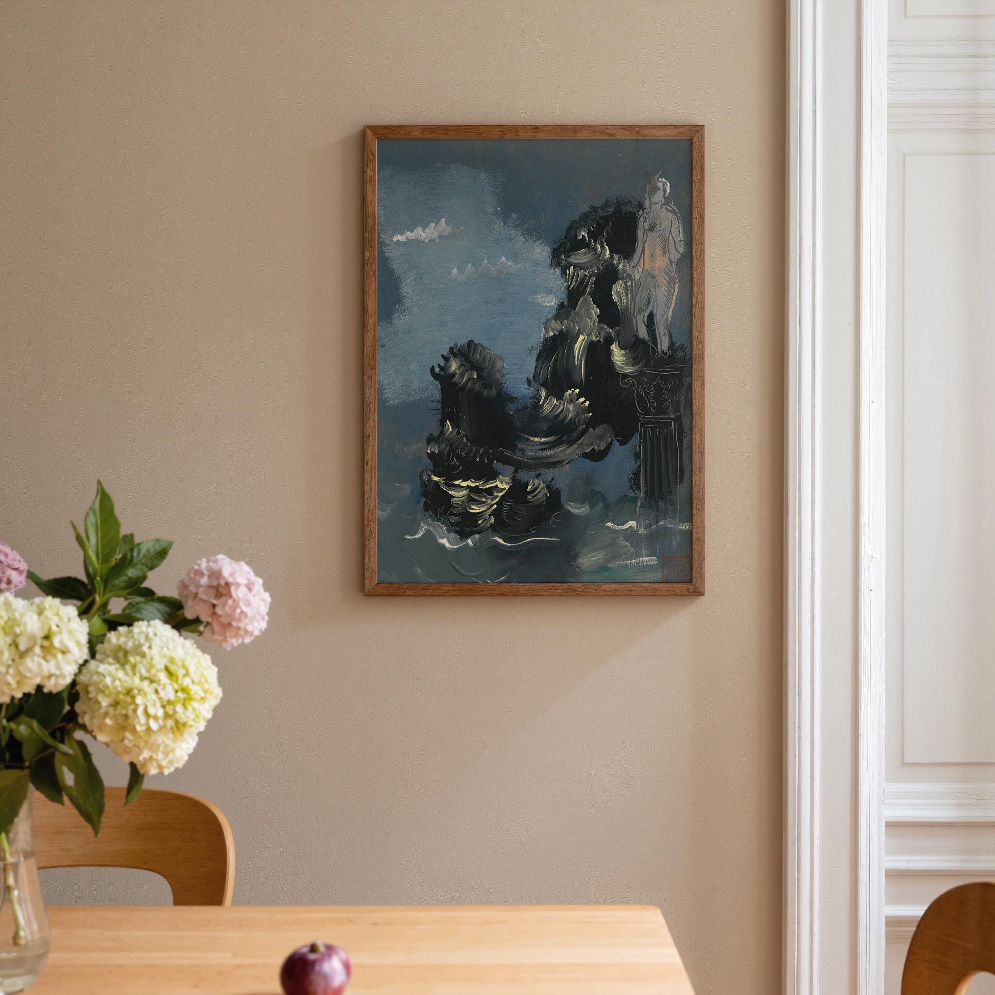 Mythological Scene Vertical Art Print Digital Download