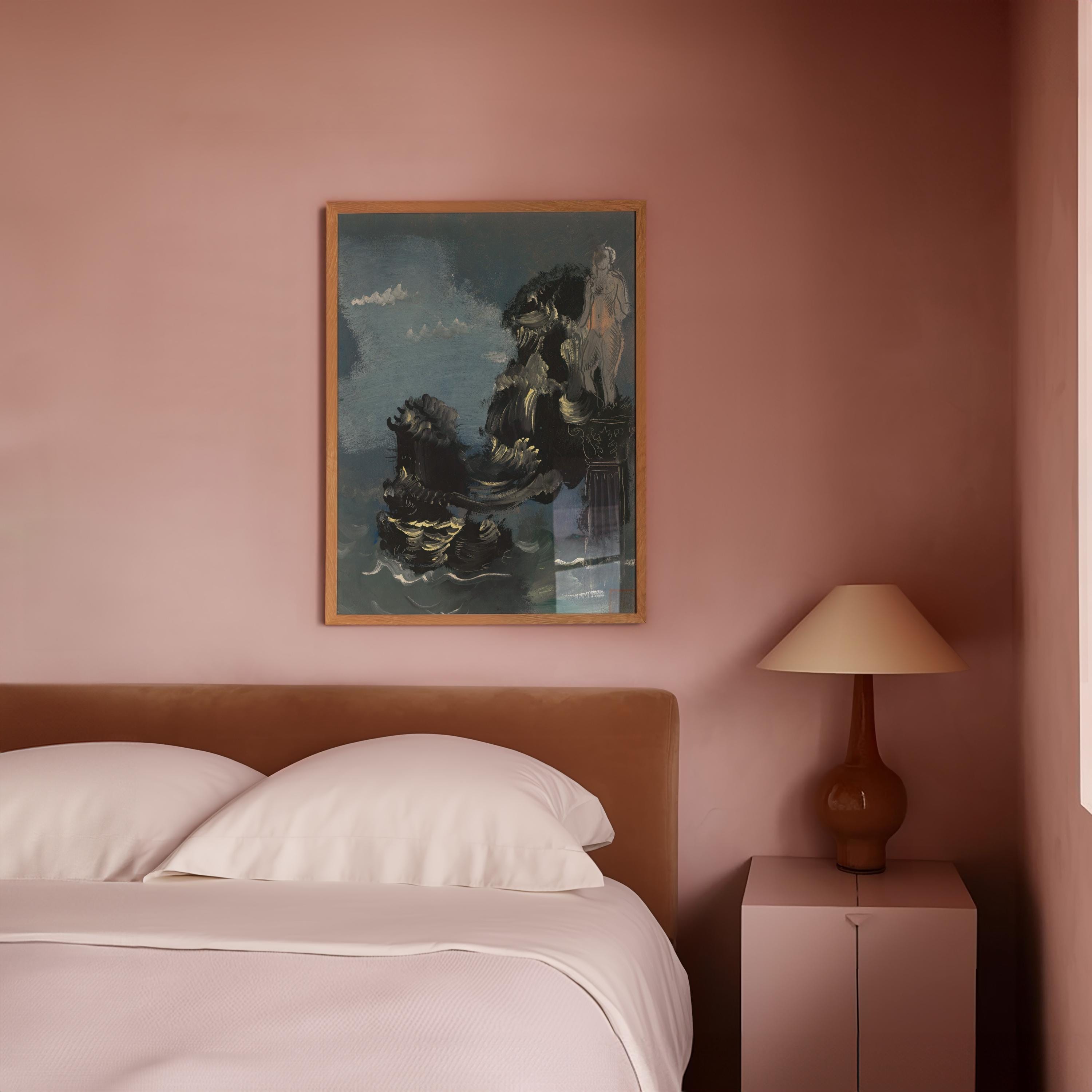 Mythological Scene Vertical Art Print Digital Download