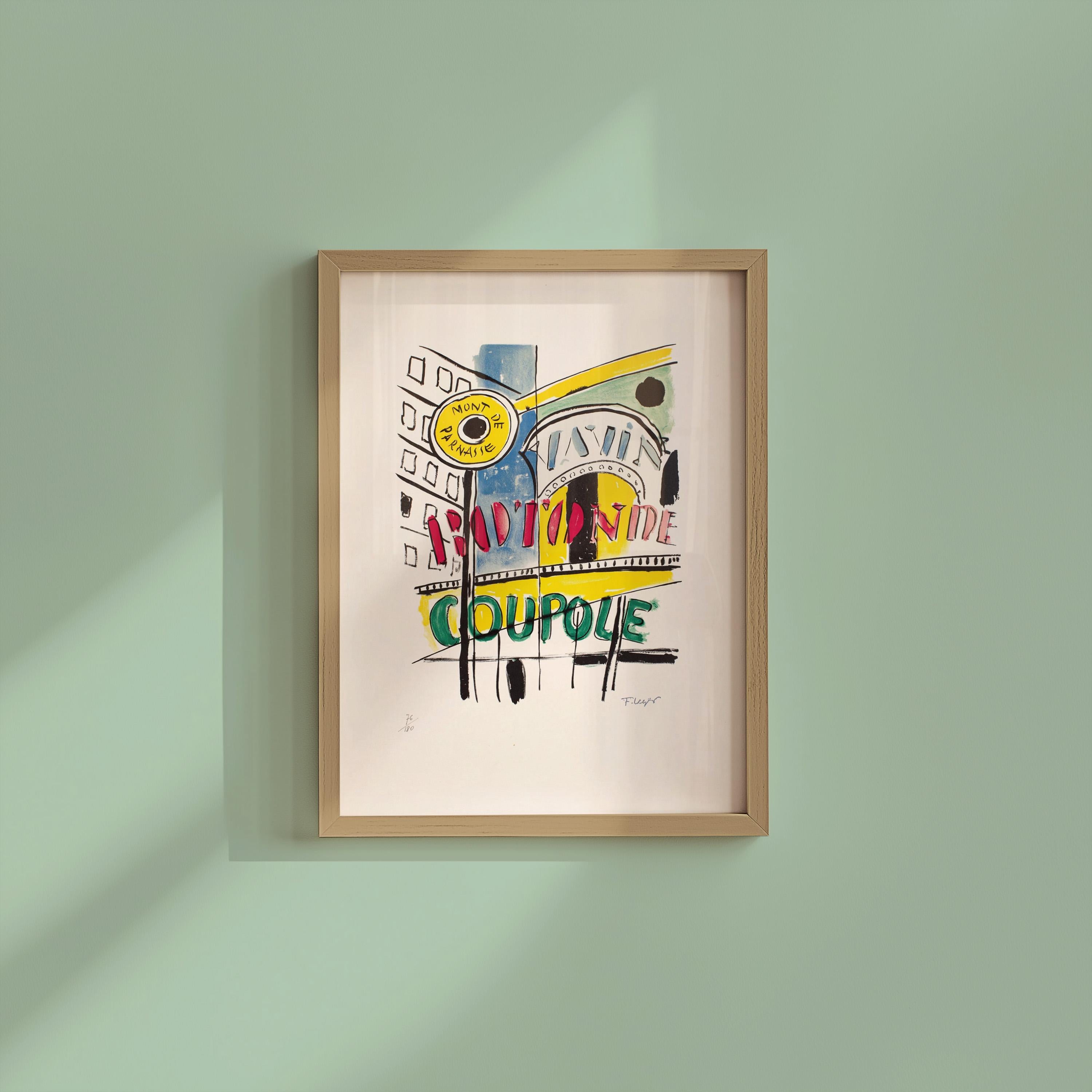 Montparnasse Vertical Art Print