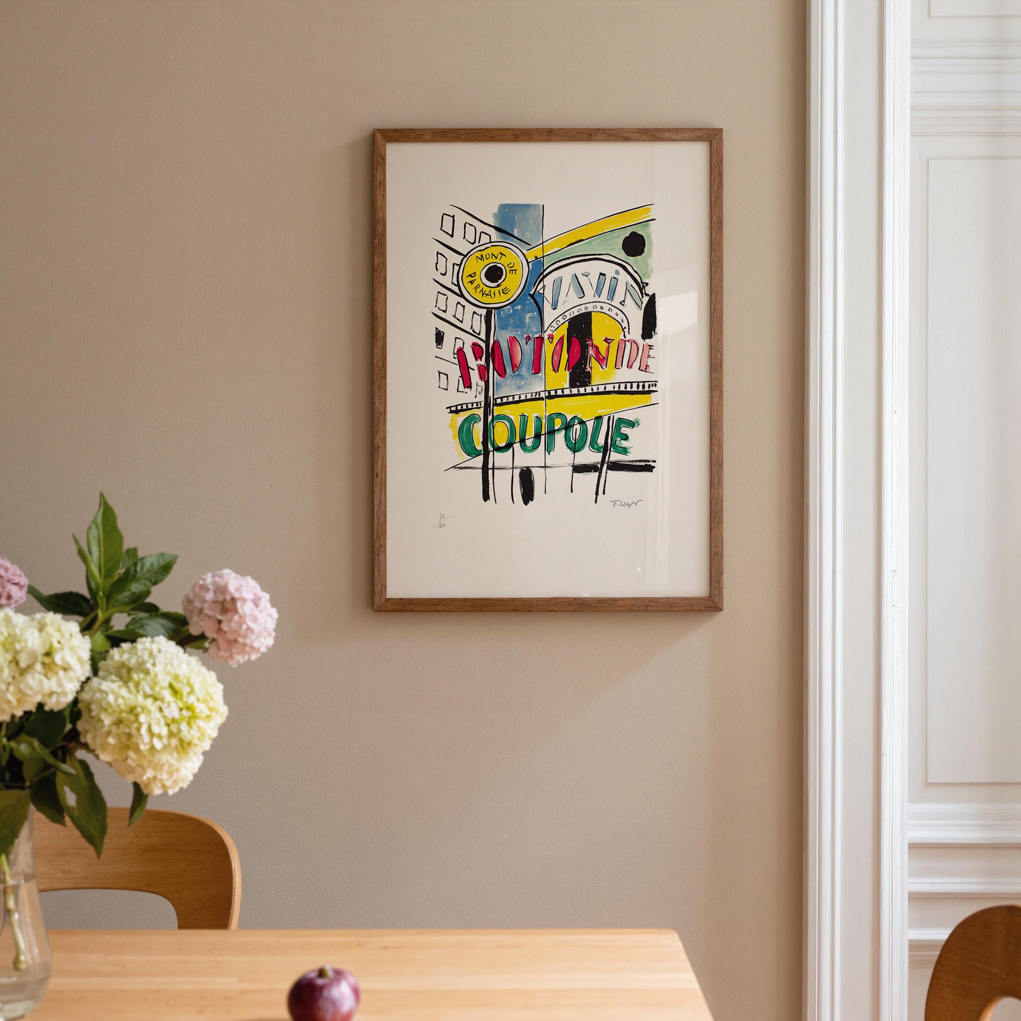 Montparnasse Vertical Art Print