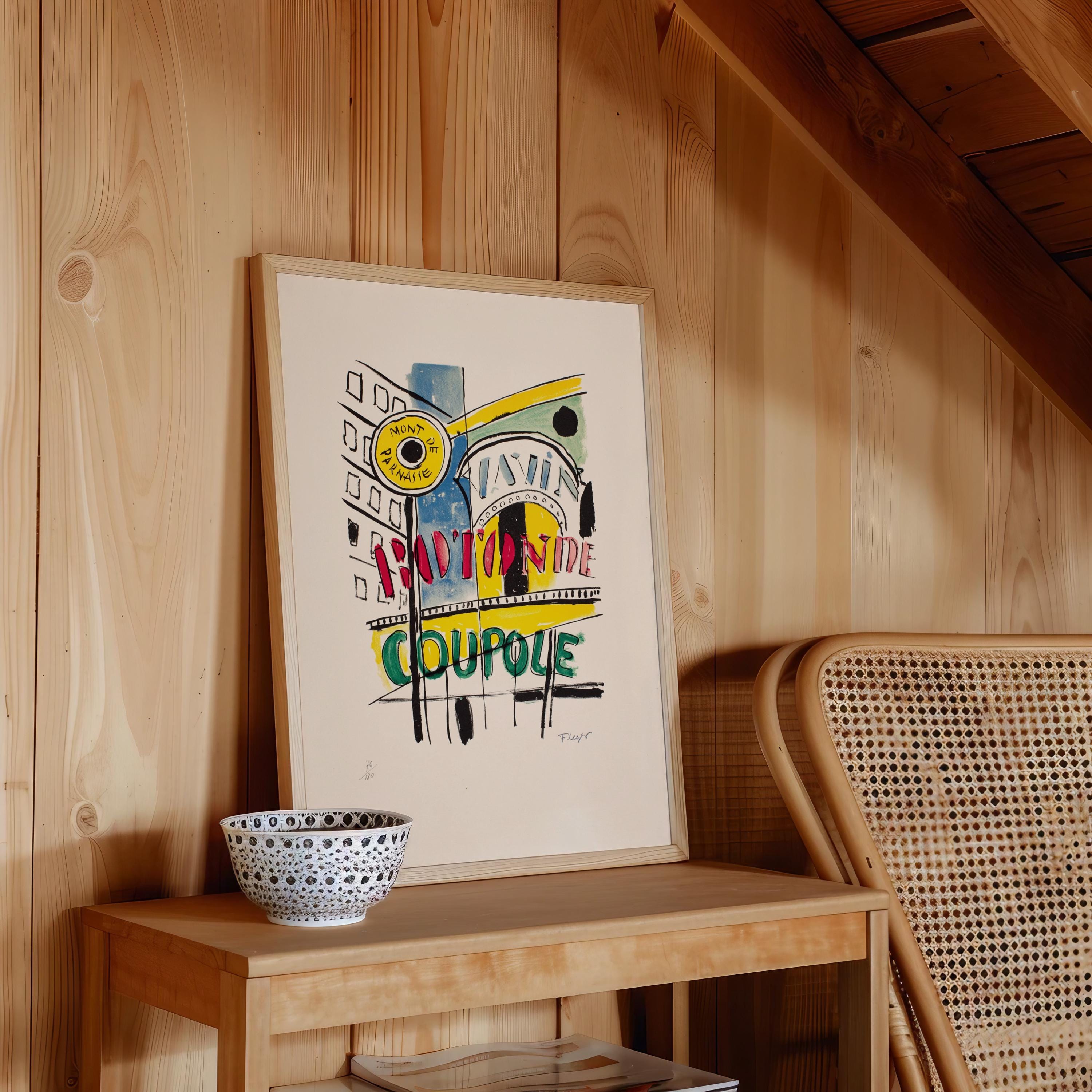 Montparnasse Vertical Art Print