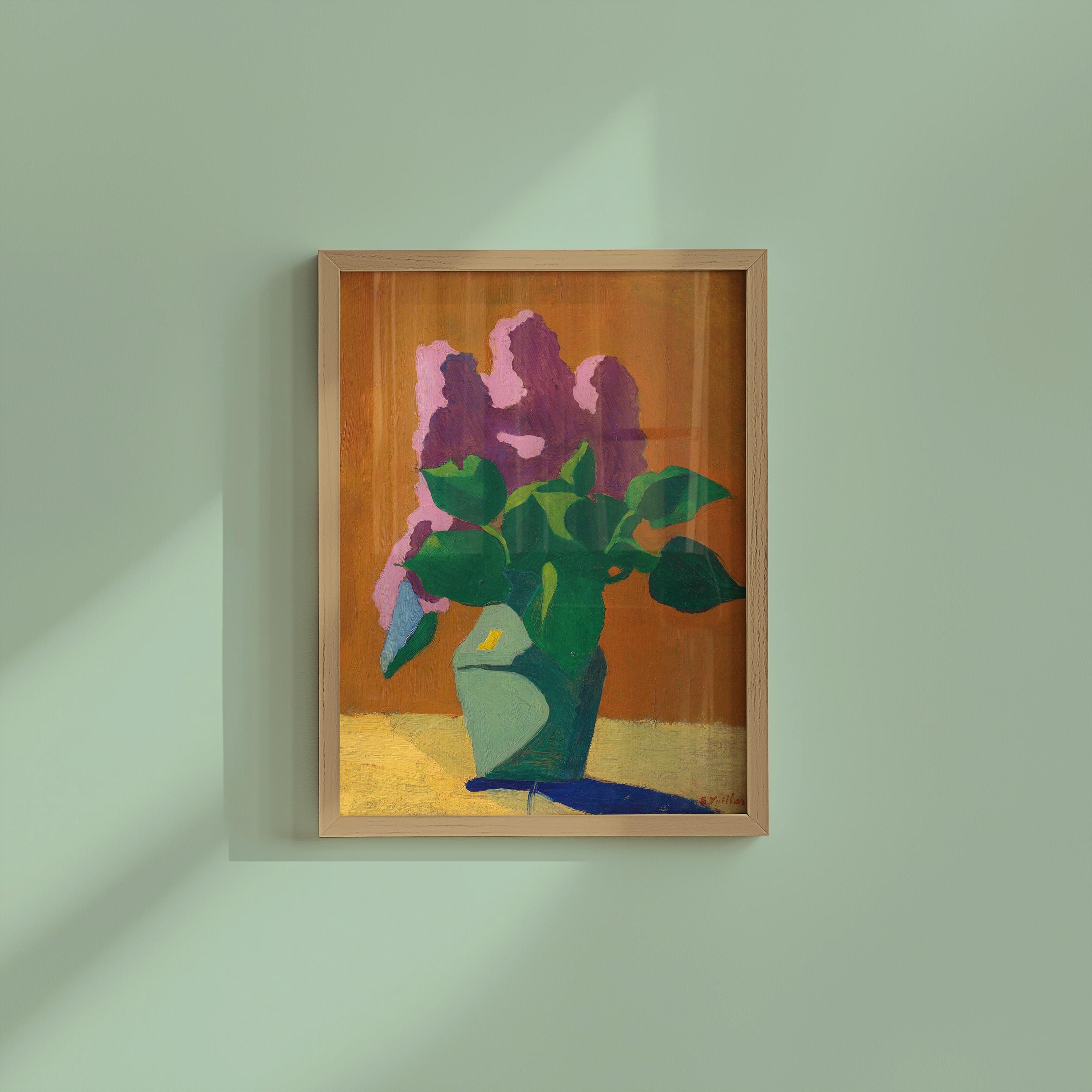 Les Lilas Vertical Art Print Digital Download