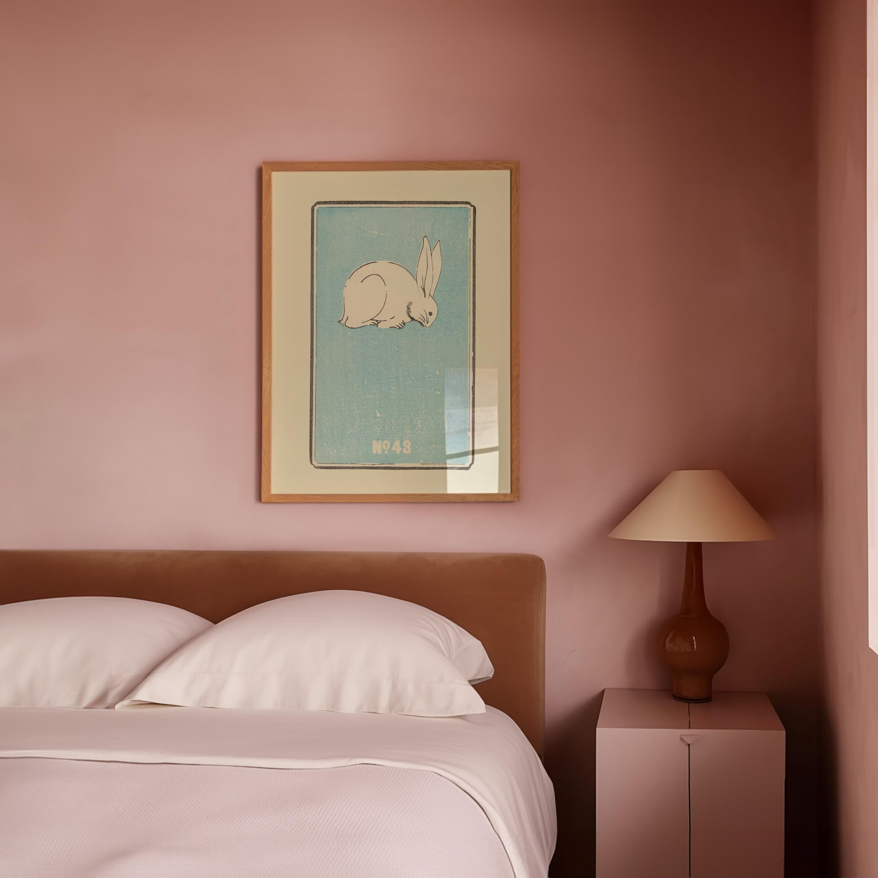 Bunny No 43 Vertical Art Print Digital Download