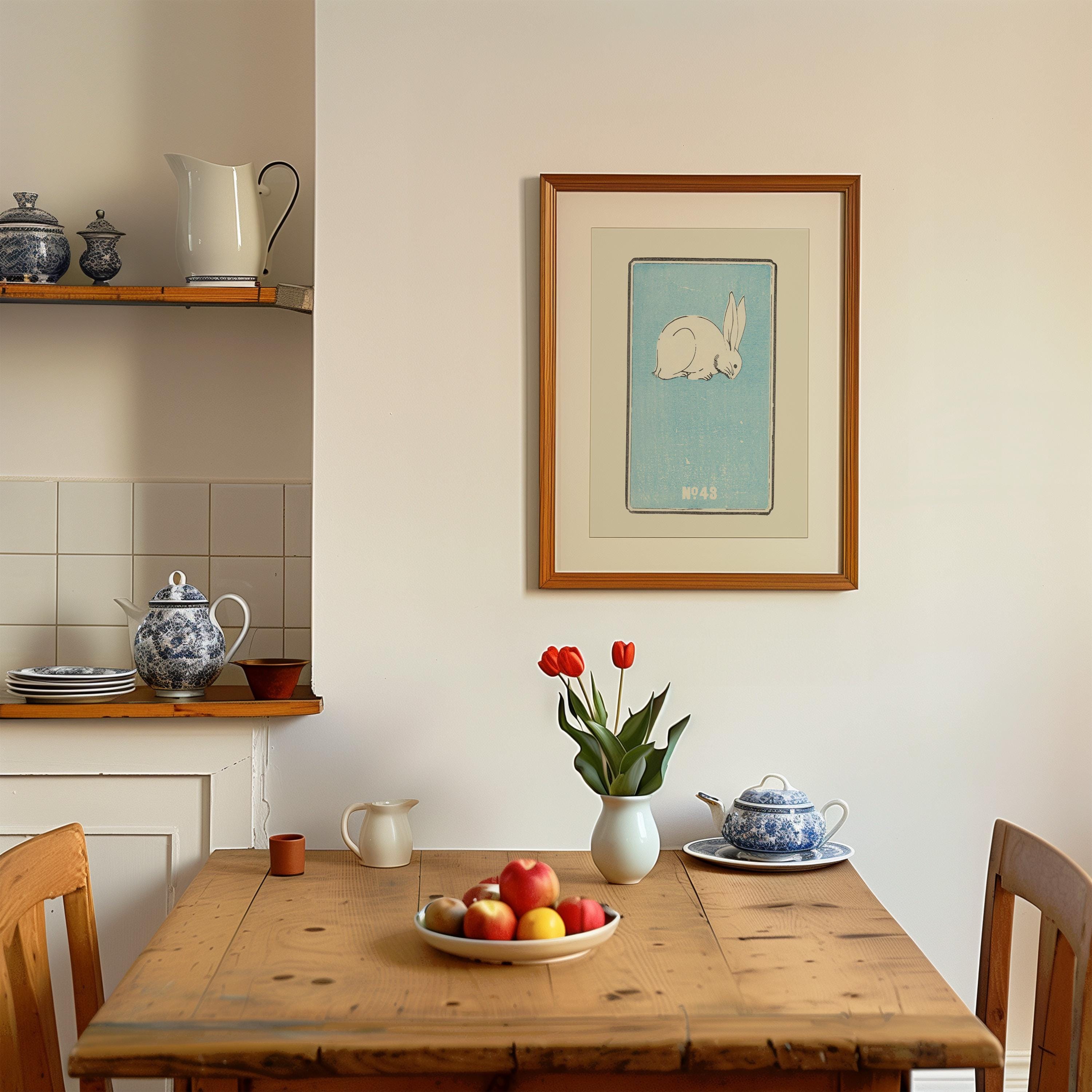 Bunny No 43 Vertical Art Print Digital Download