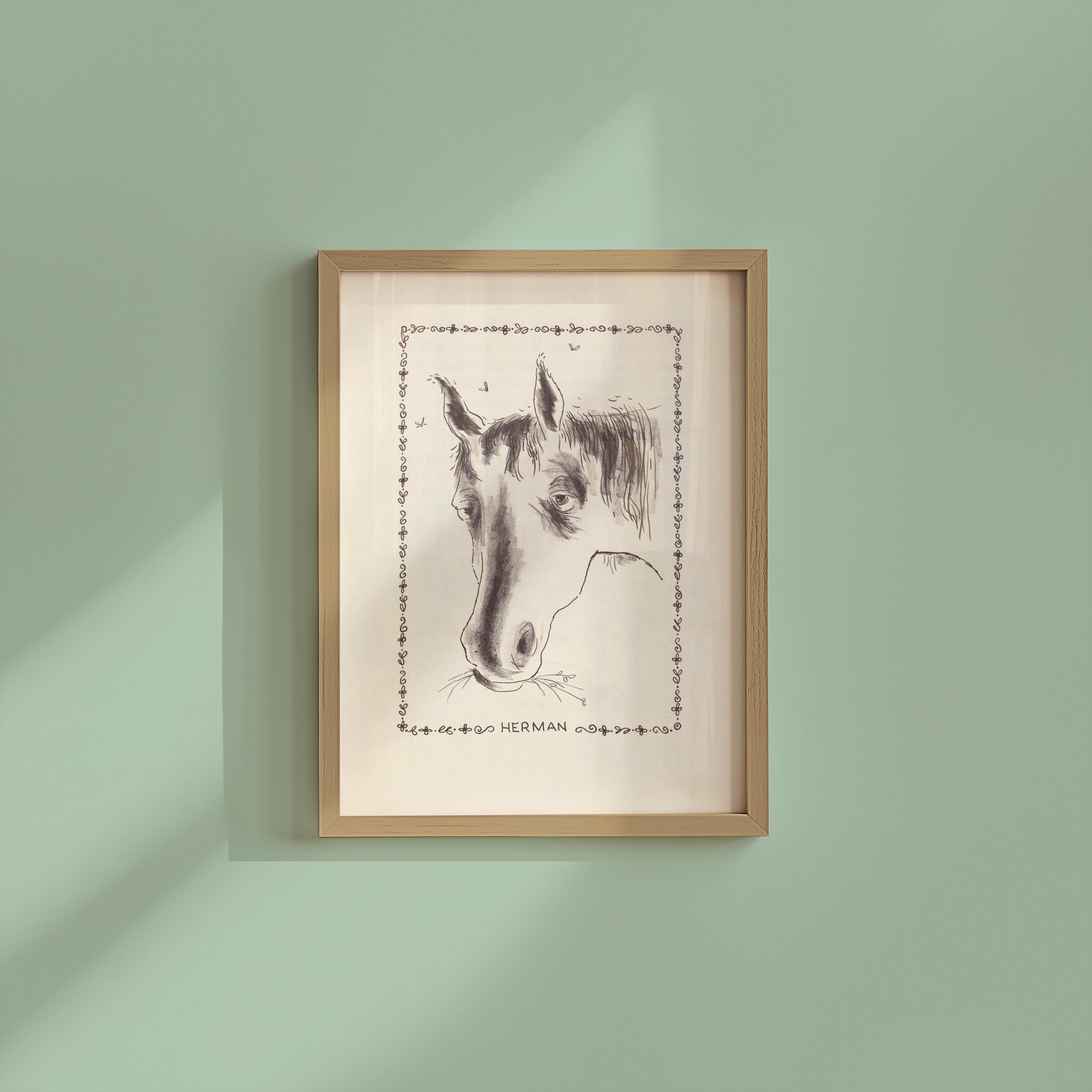 Herman Vertical Art Print Digital Download