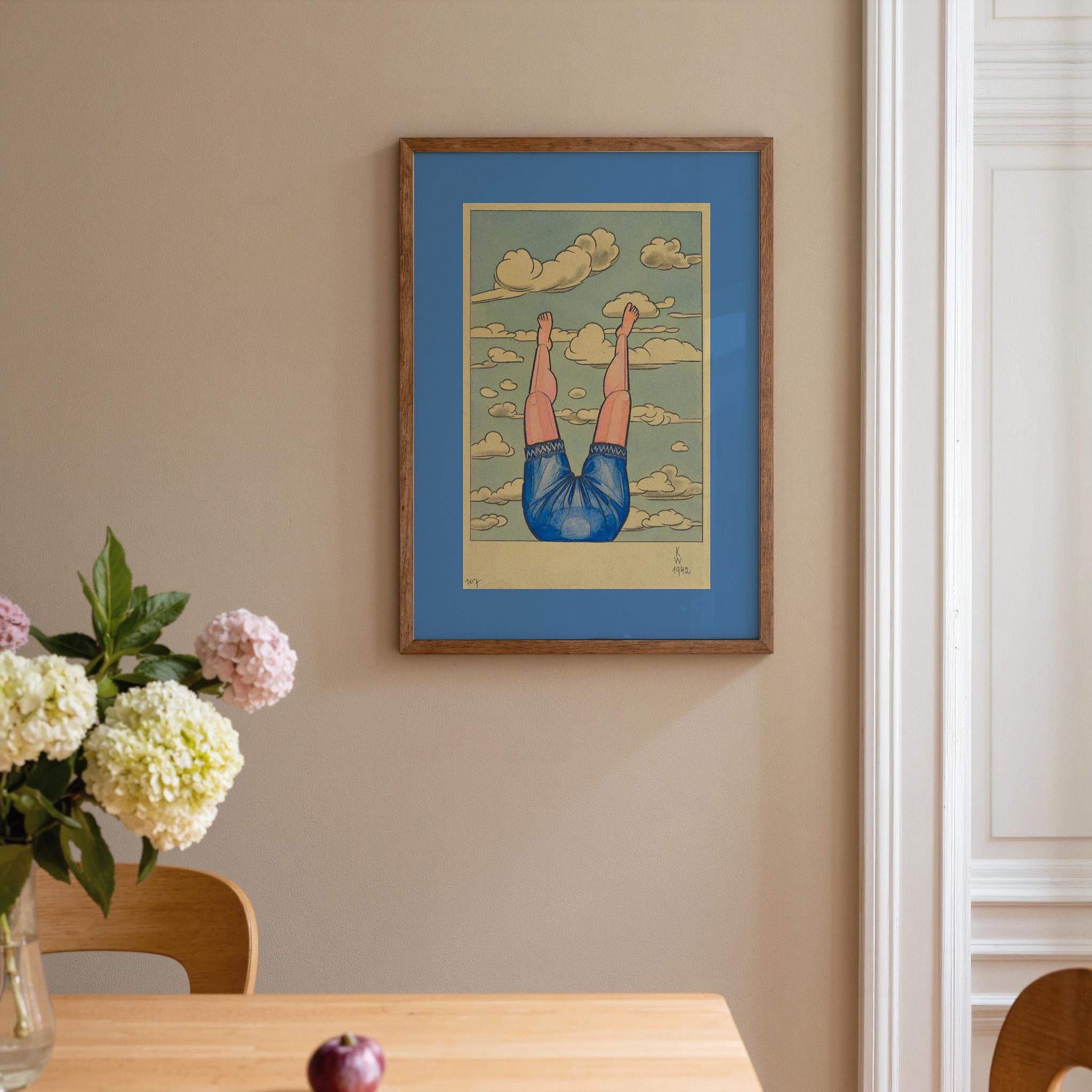 Himmelfahrt Vertical Art Print Digital Download