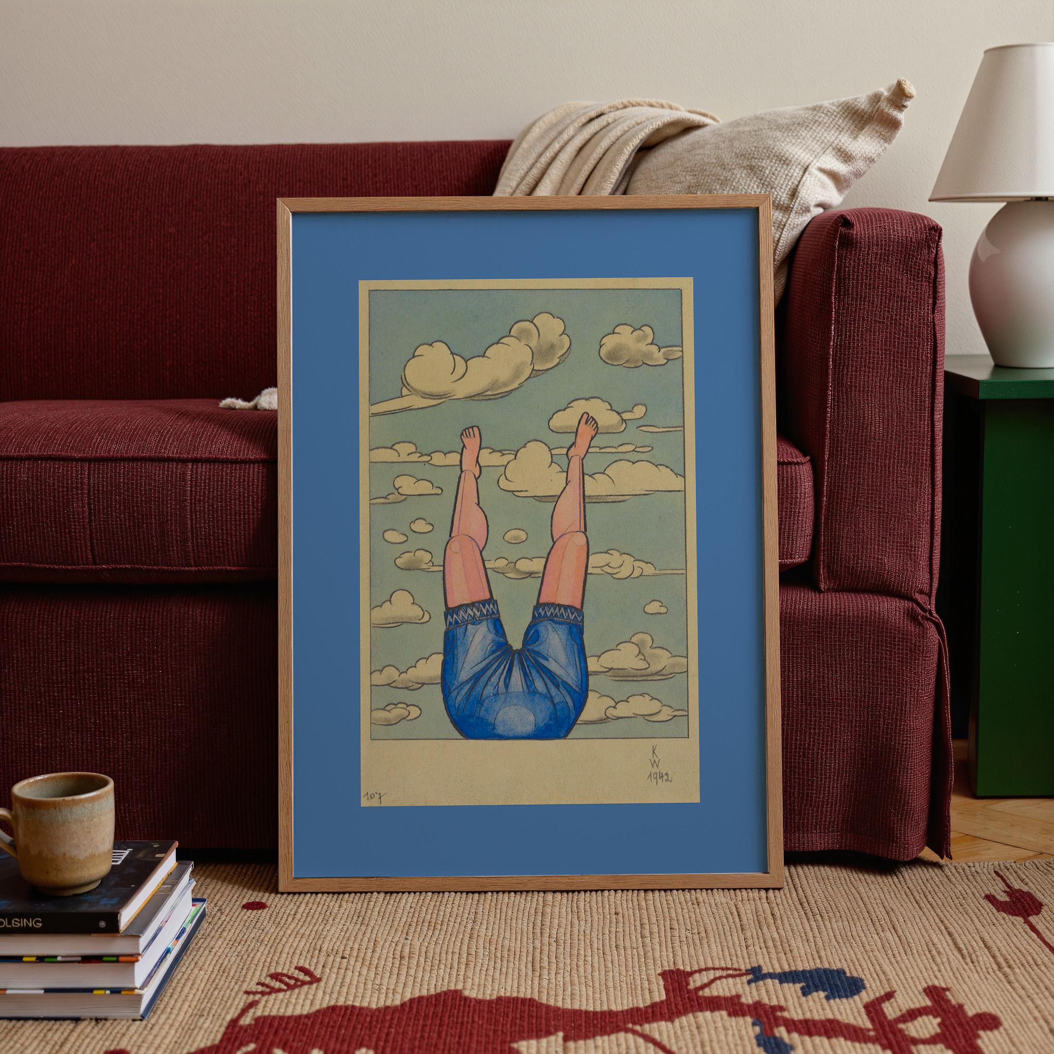Himmelfahrt Vertical Art Print Digital Download