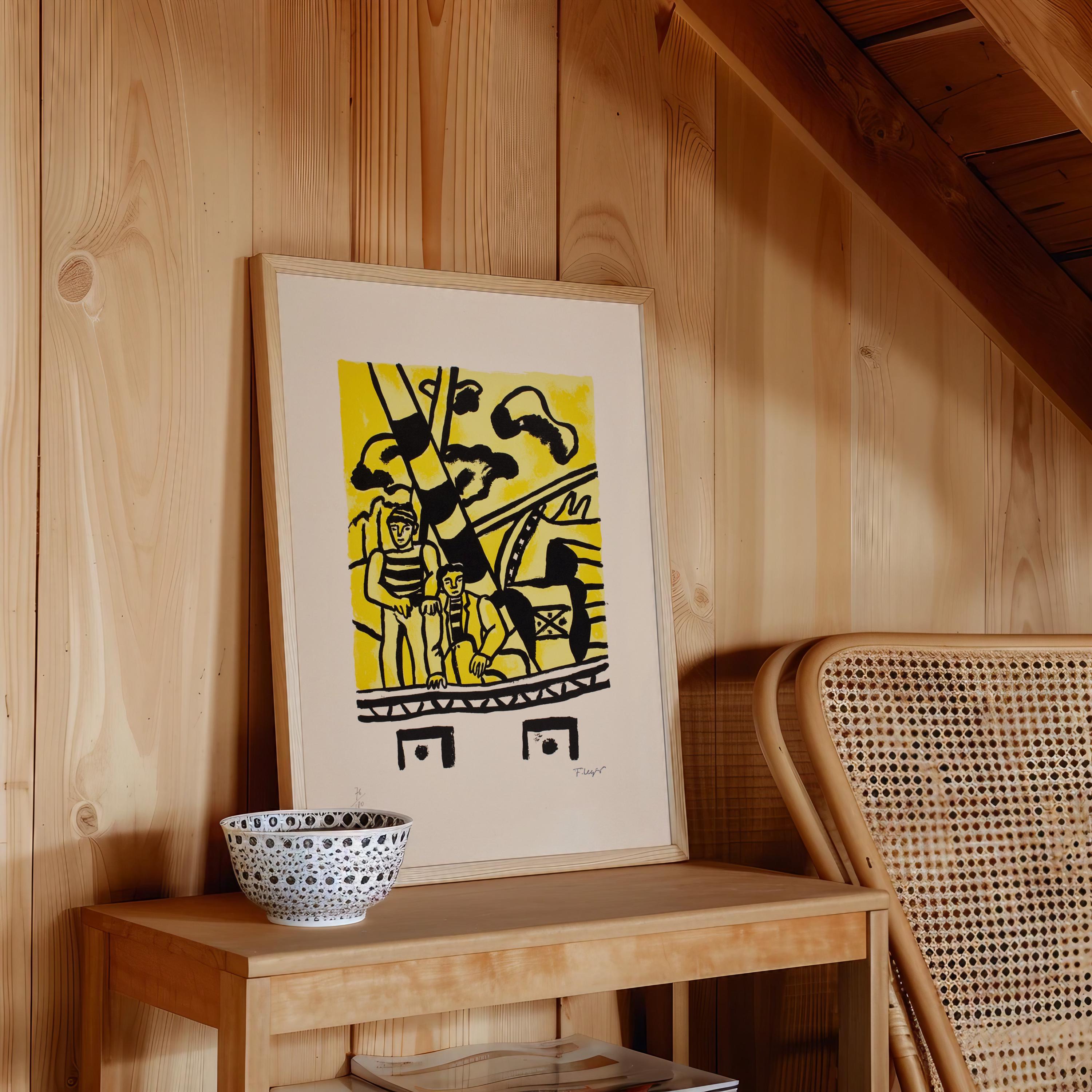 Le Remorqueur Vertical Art Print Digital Download