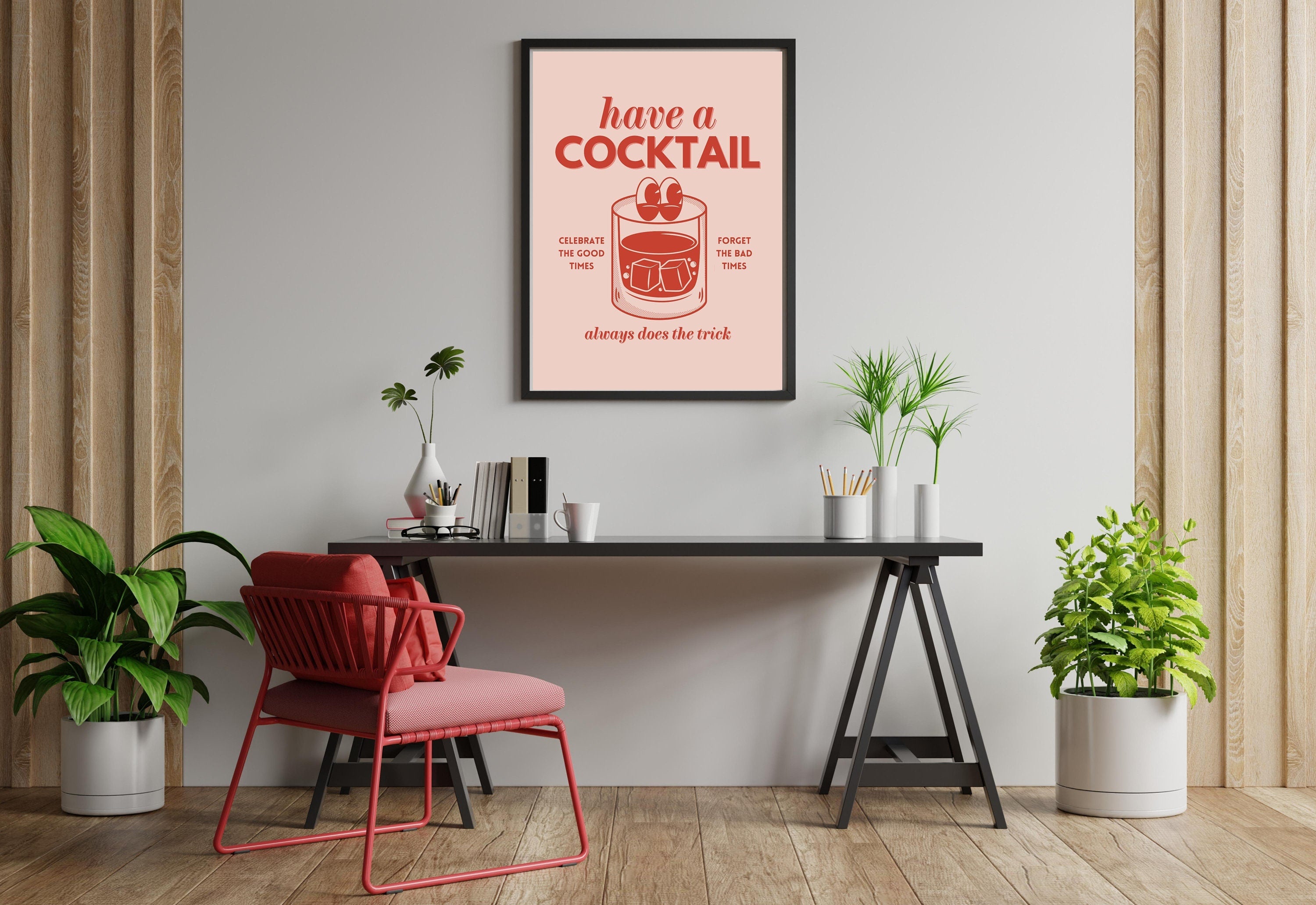 Have a Cocktail-Digital Prints-Wall Art Print-Retro Quote Print-Cocktail Art Print-bar cart accessories-Cocktail Art-Bar Cart Prints