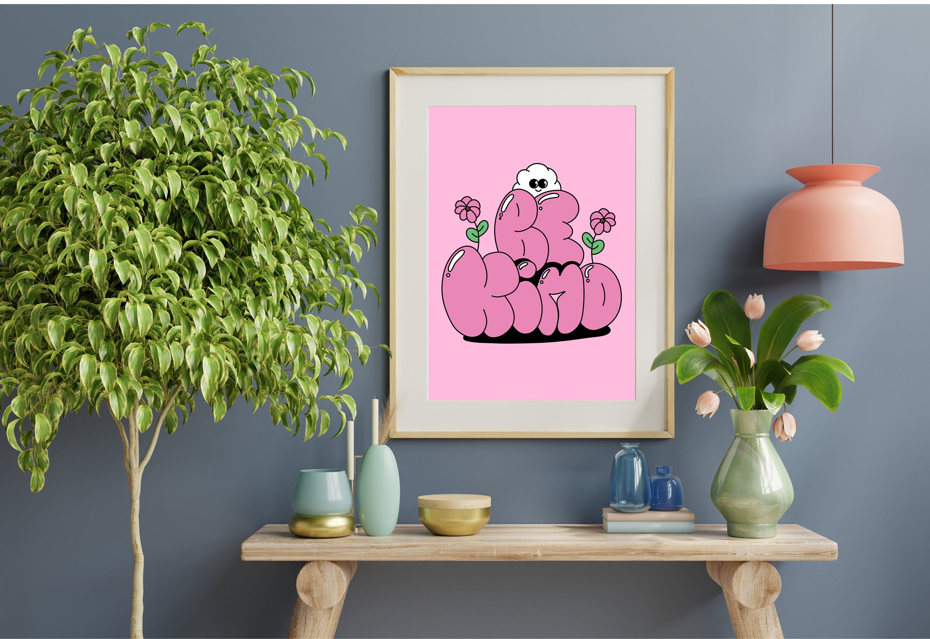 Home decor Be Kind art print 