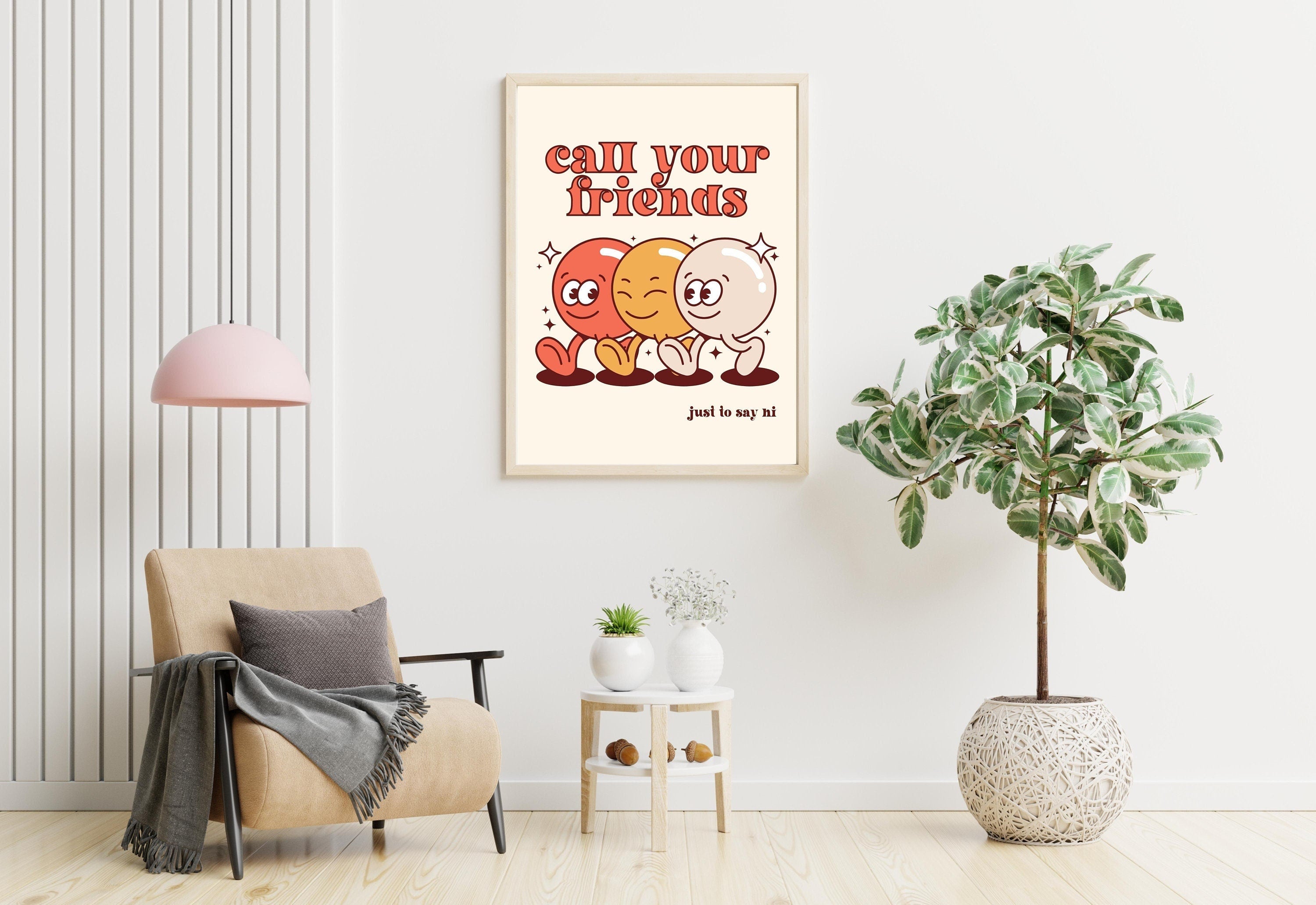 Call Your Friends Digital Art Print GS Print Shoppe