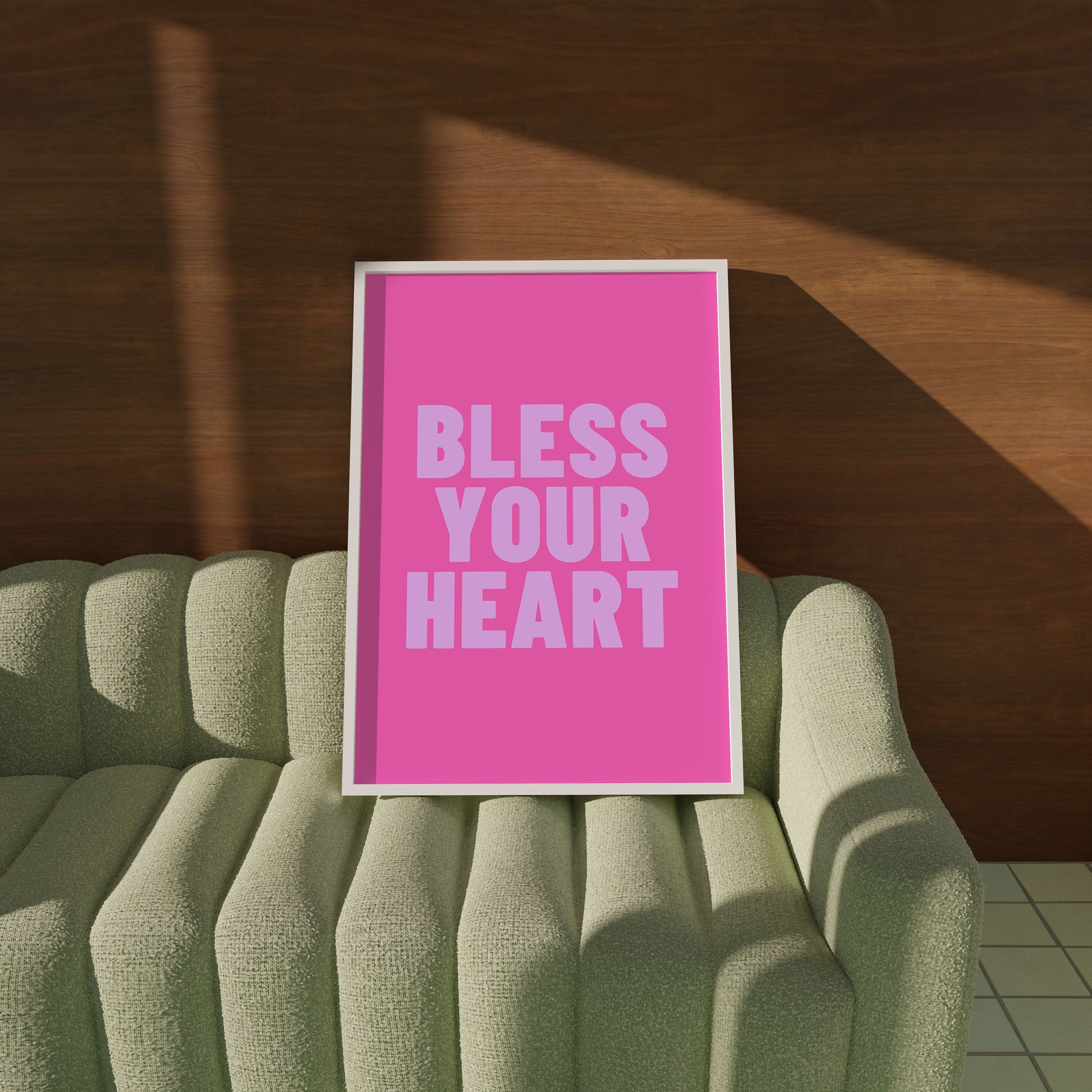 Bless Your Heart Digital Art Print