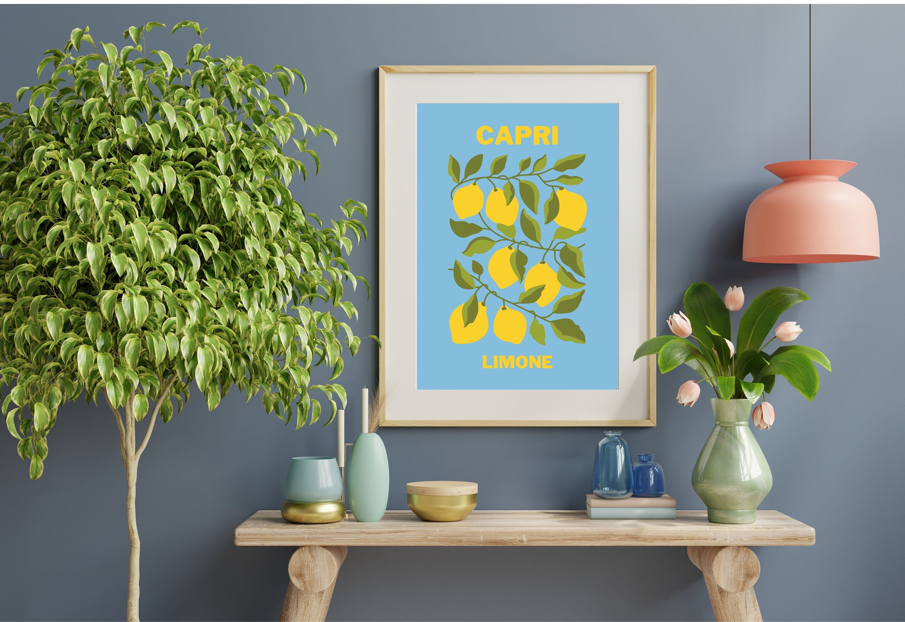 Lemon Digital Art Print