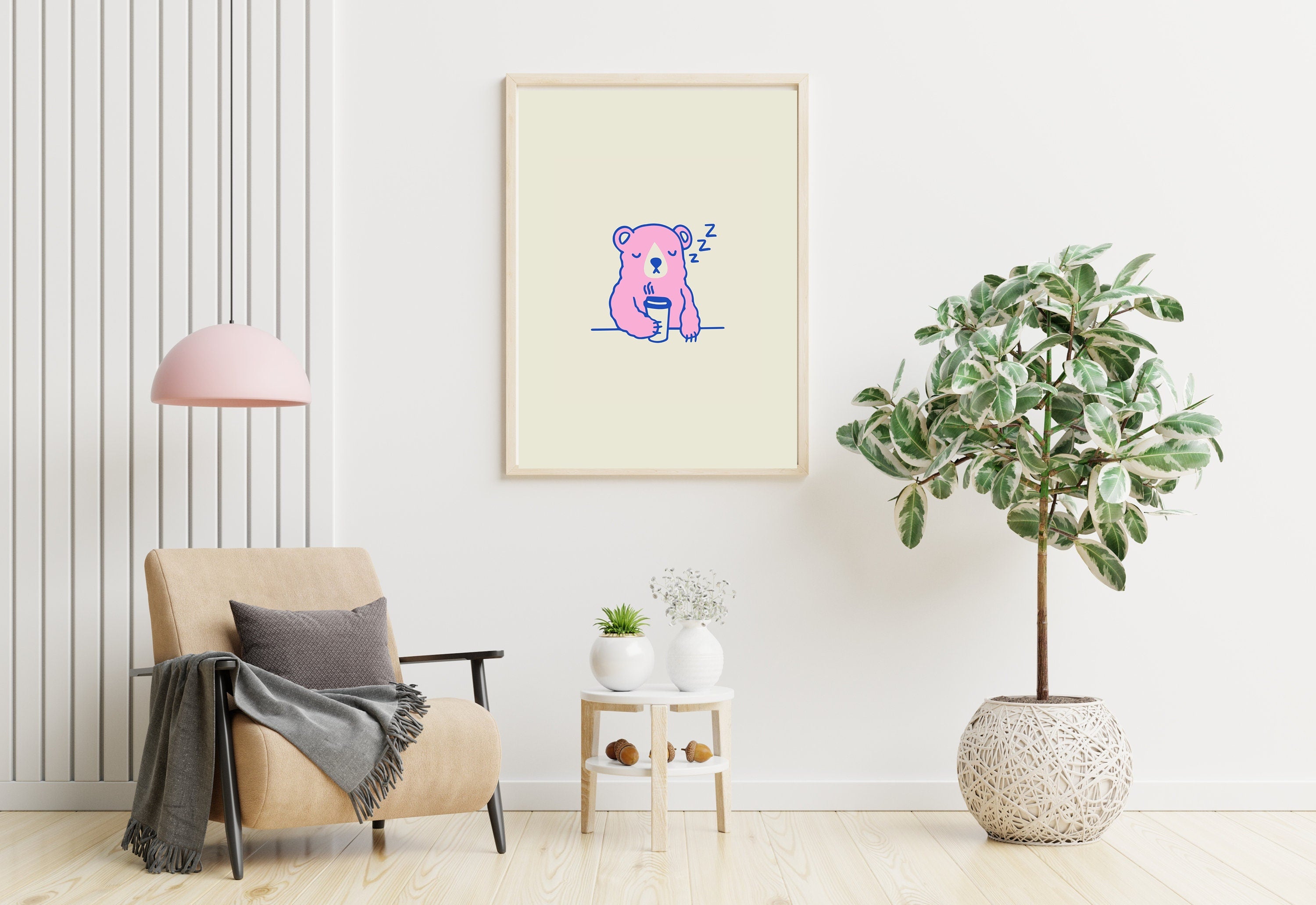 Colorful Cartoon Posters Art Prints featuring playful characters and vibrant designs.