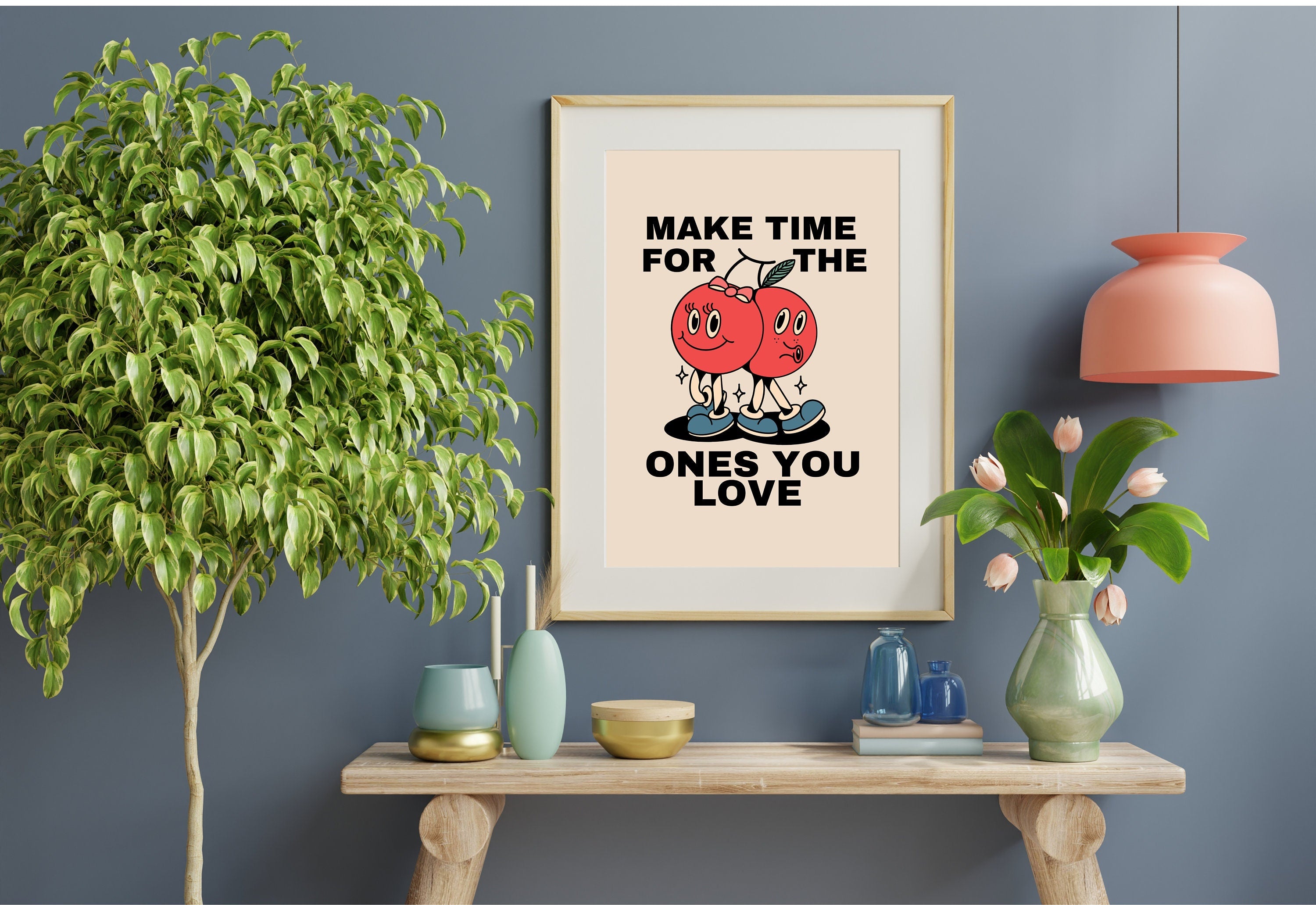 Cherry Retro Cartoon by GS Print shoppe