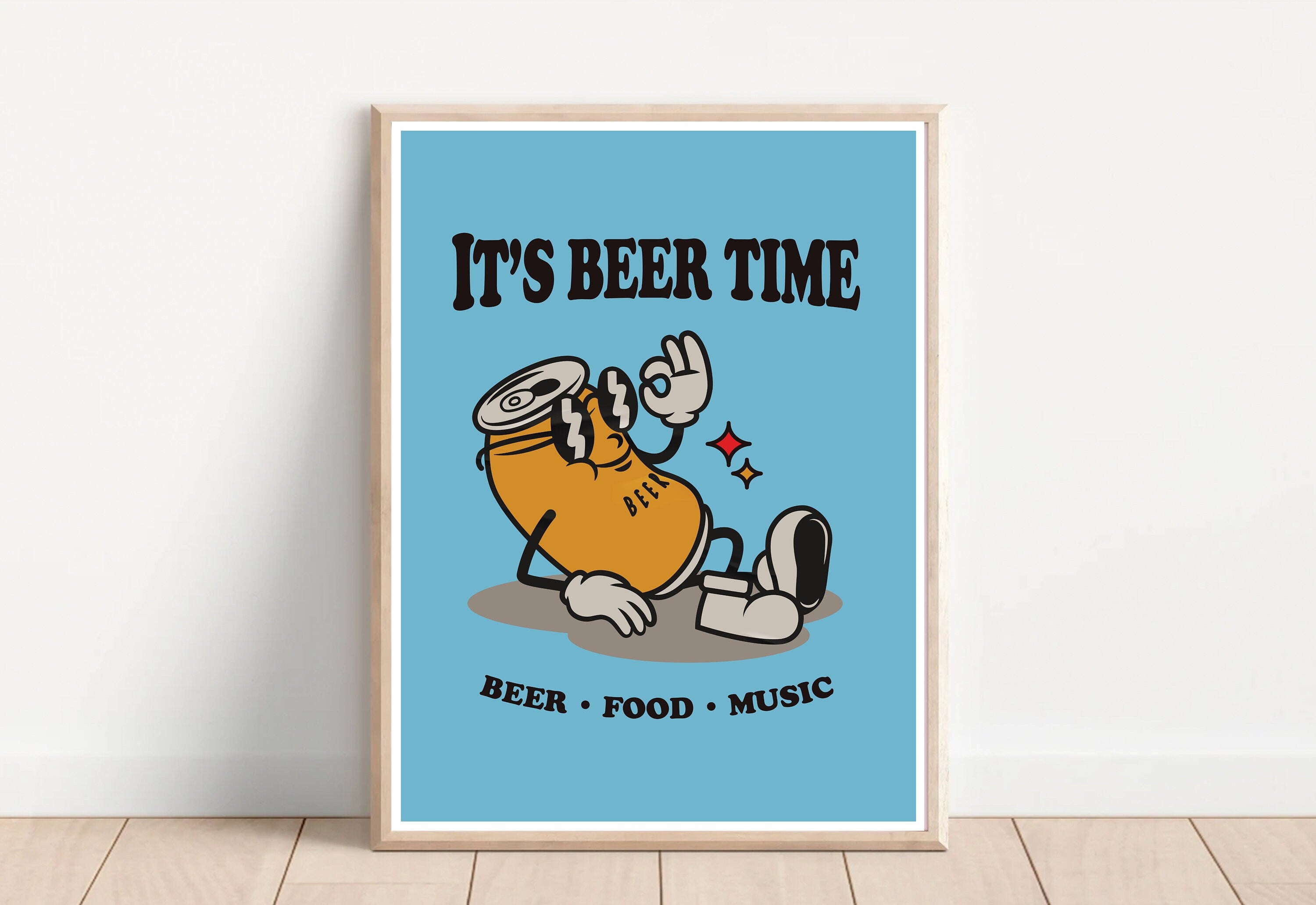 its beer time art prints