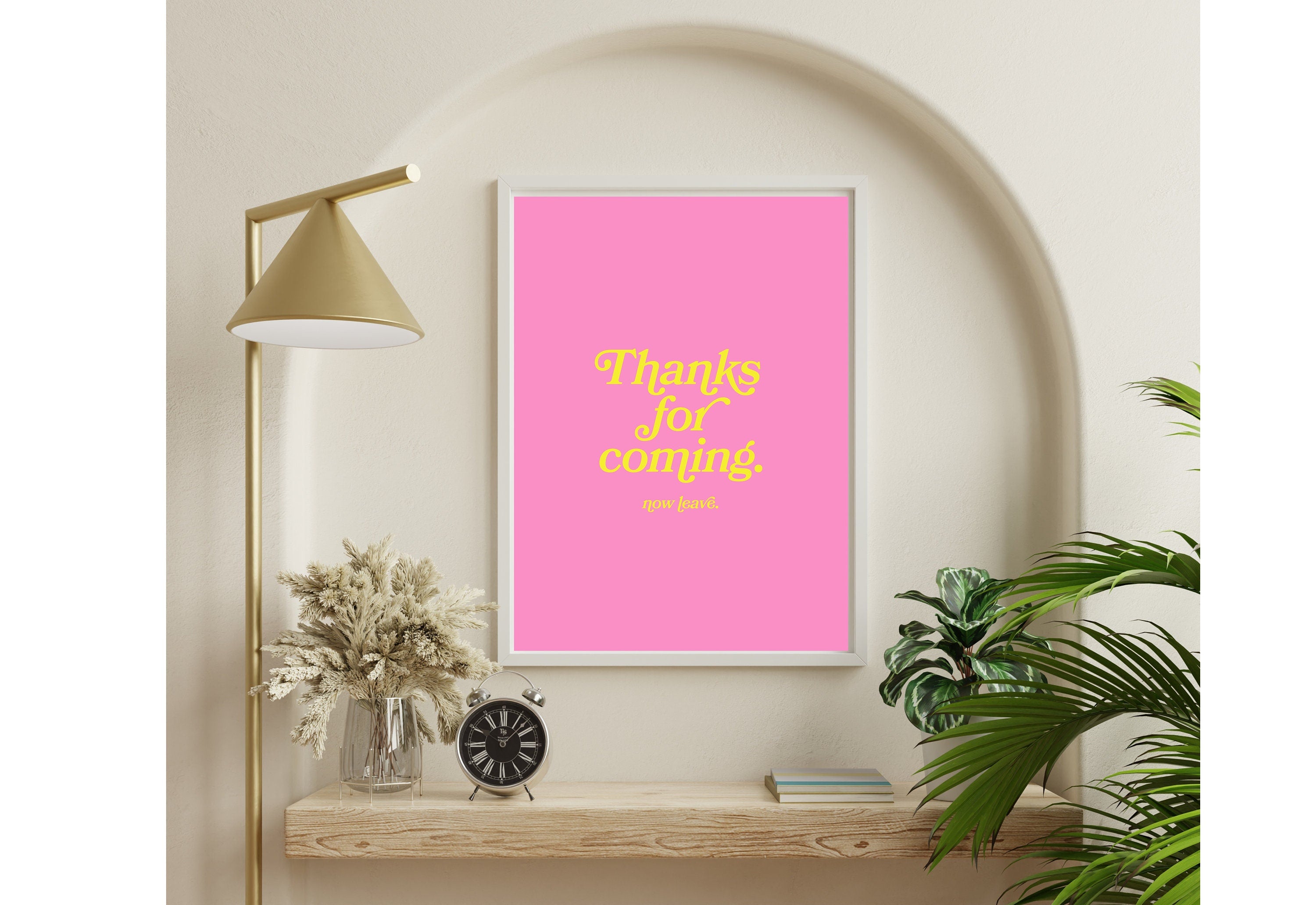 Thanks for coming-Digital Prints-Wall Art Print-Typography Art-Downloadable Print-Bar Art Prints-Living Room Decor-Funny Wall Art-Bright Art