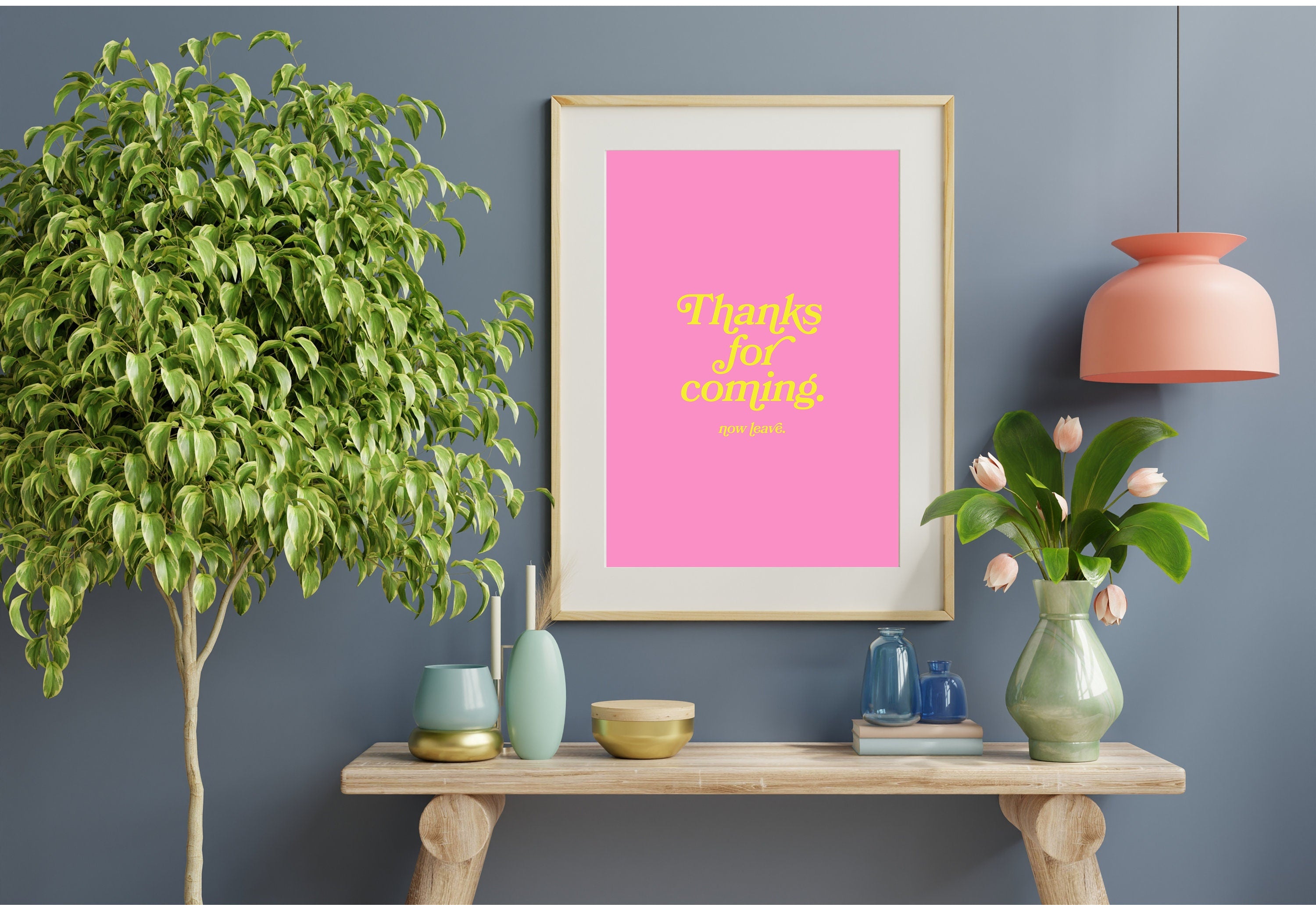 Thanks for coming-Digital Prints-Wall Art Print-Typography Art-Downloadable Print-Bar Art Prints-Living Room Decor-Funny Wall Art-Bright Art