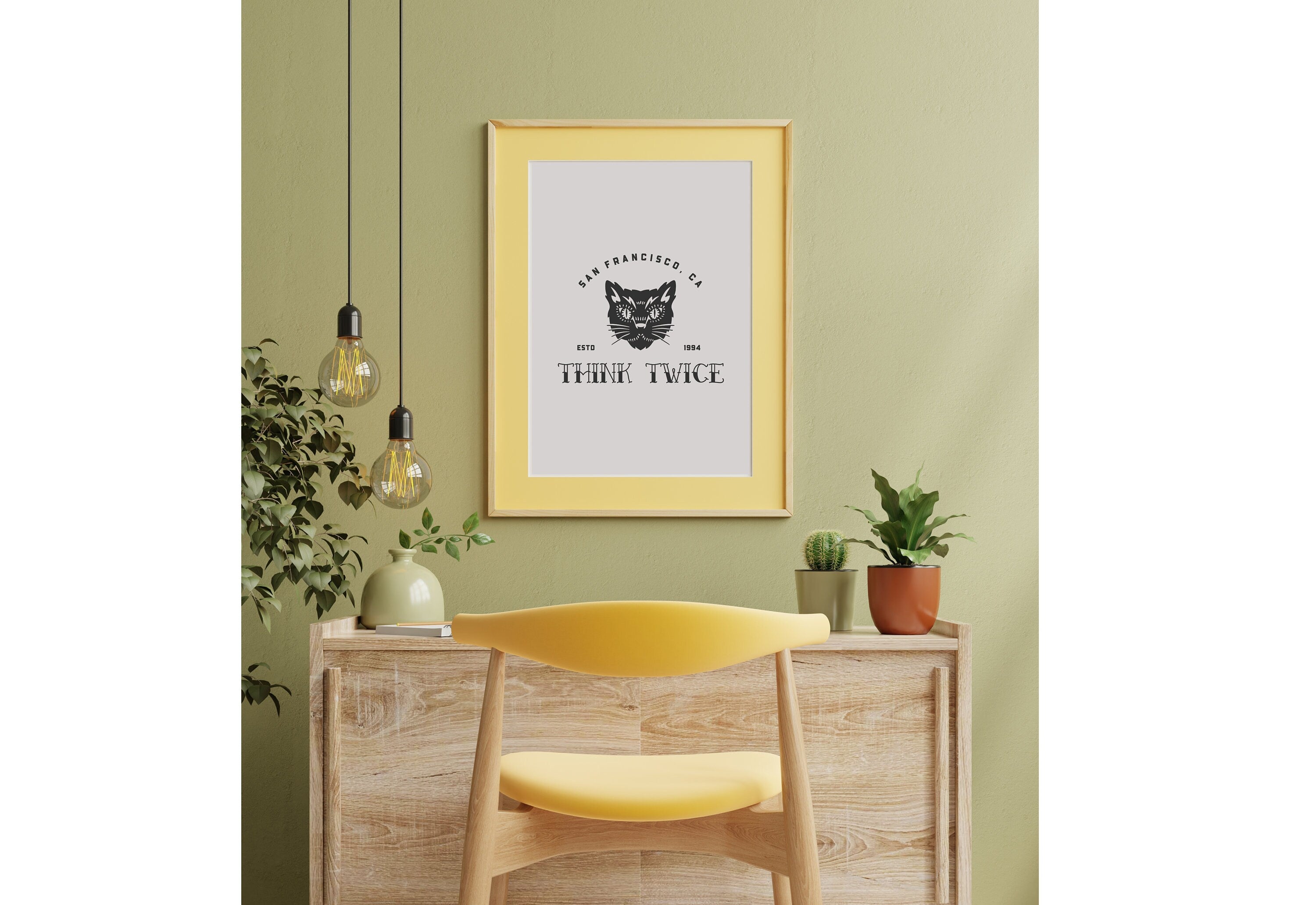 Cool Cat Art-Digital Prints-Wall Print-Retro Silly Decor-Girly Print-Downloadable Art-Large Print-Funny Art-Cat Art Print-Kitten Art Prints