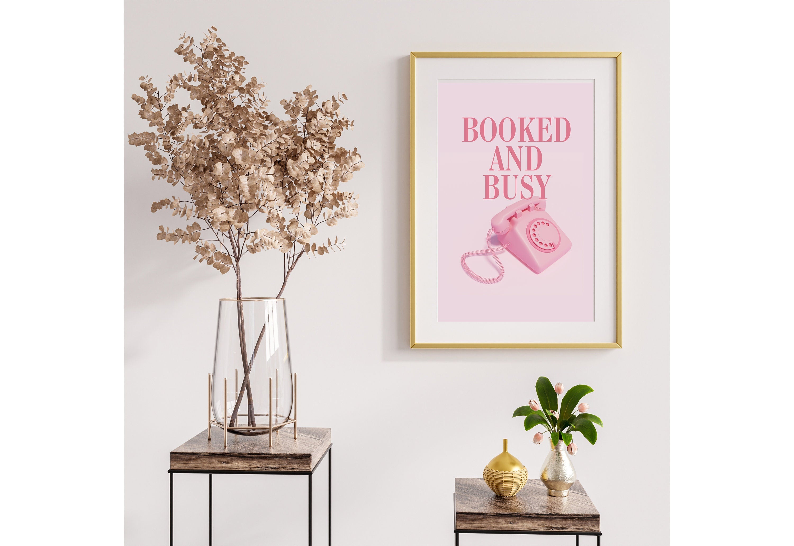 Digital Download Poster - 'Booked and Busy'