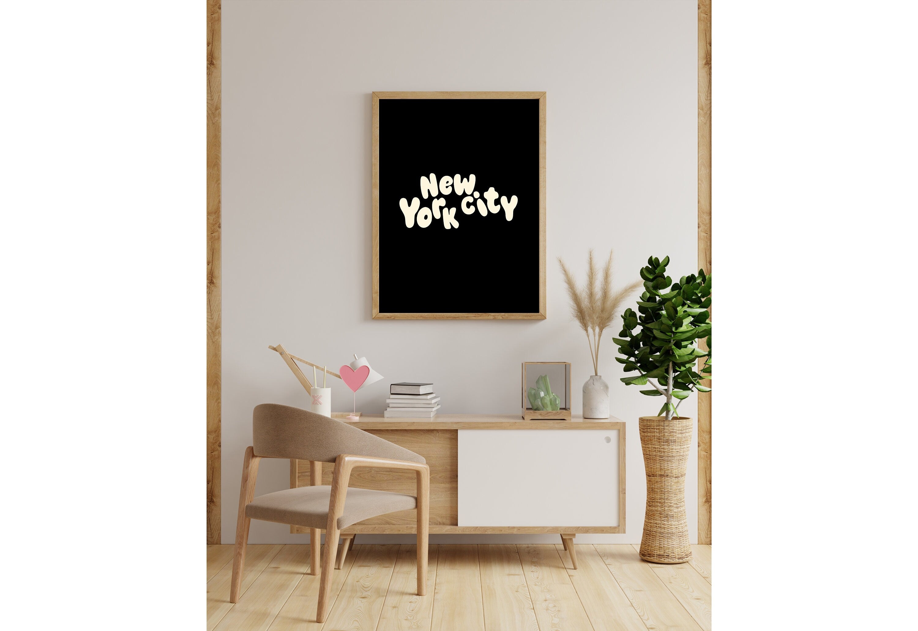 New York Art Print-Digital Art Download-Black NYC Wall Art-Cute Trendy Art-NYC kids Room Art-New York Posters-NYC Wall Poster-Black Posters