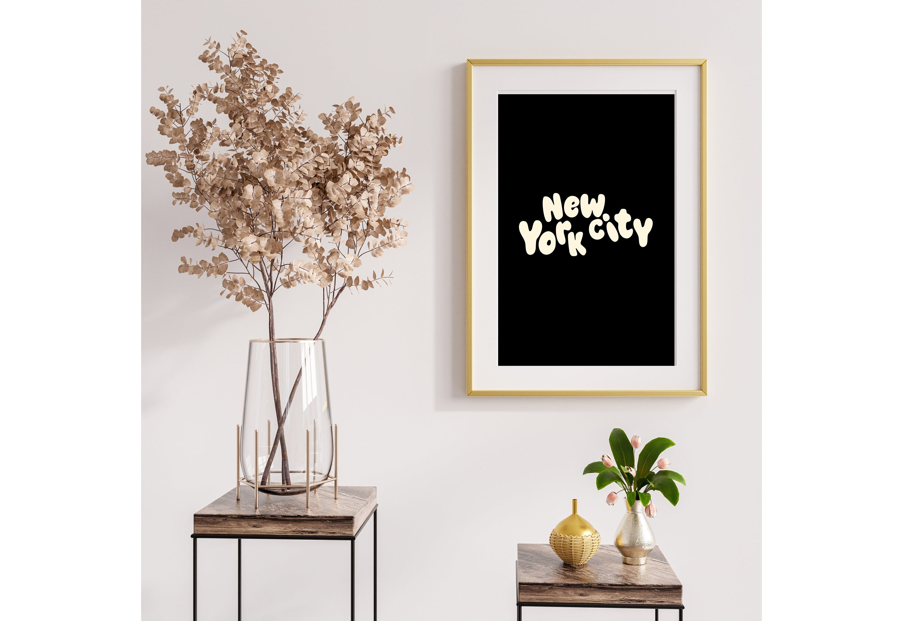 New York Art Print-Digital Art Download-Black NYC Wall Art-Cute Trendy Art-NYC kids Room Art-New York Posters-NYC Wall Poster-Black Posters