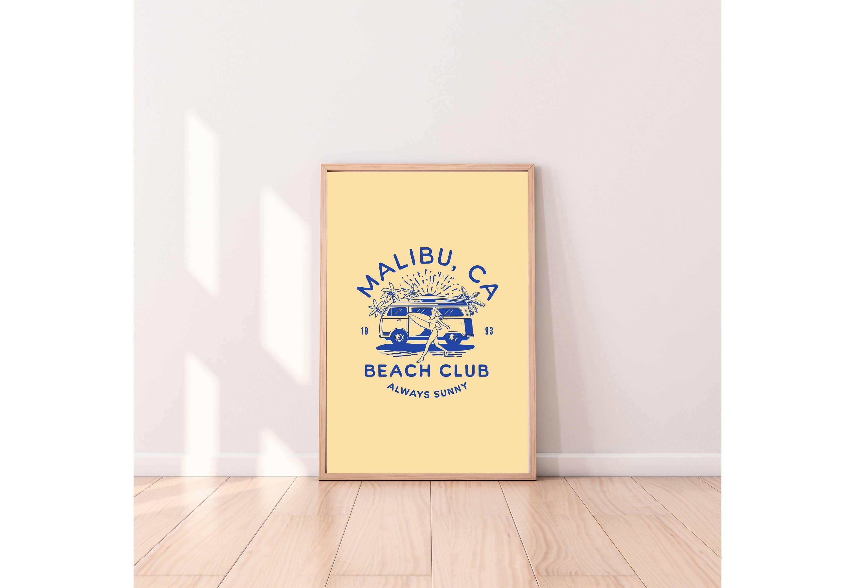 Malibu Art prints, Malibu beach photo, Preppy Surfer Print, beach house art, digital art prints, living room art, Sandy beach art