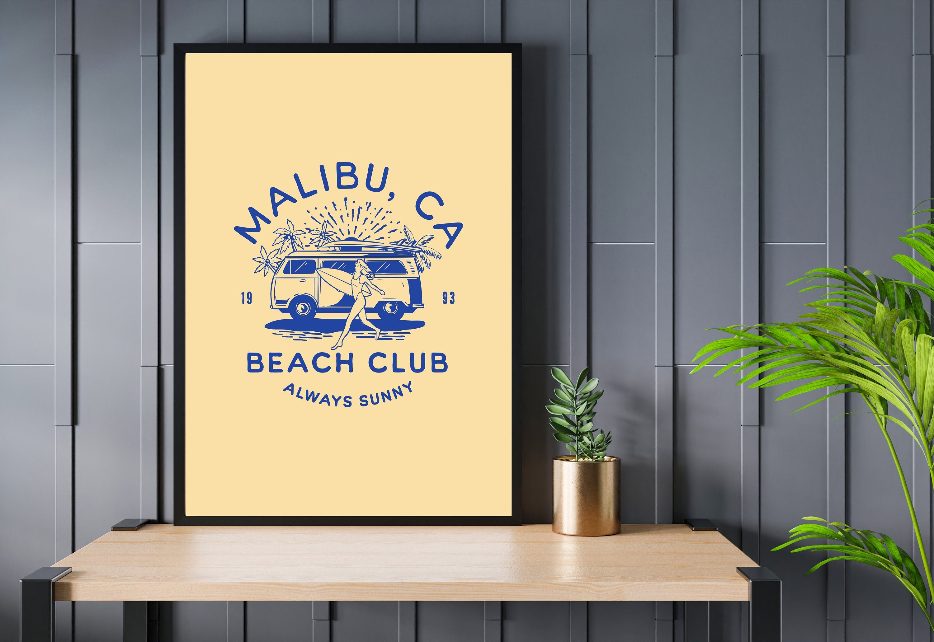 Malibu Art prints, Malibu beach photo, Preppy Surfer Print, beach house art, digital art prints, living room art, Sandy beach art