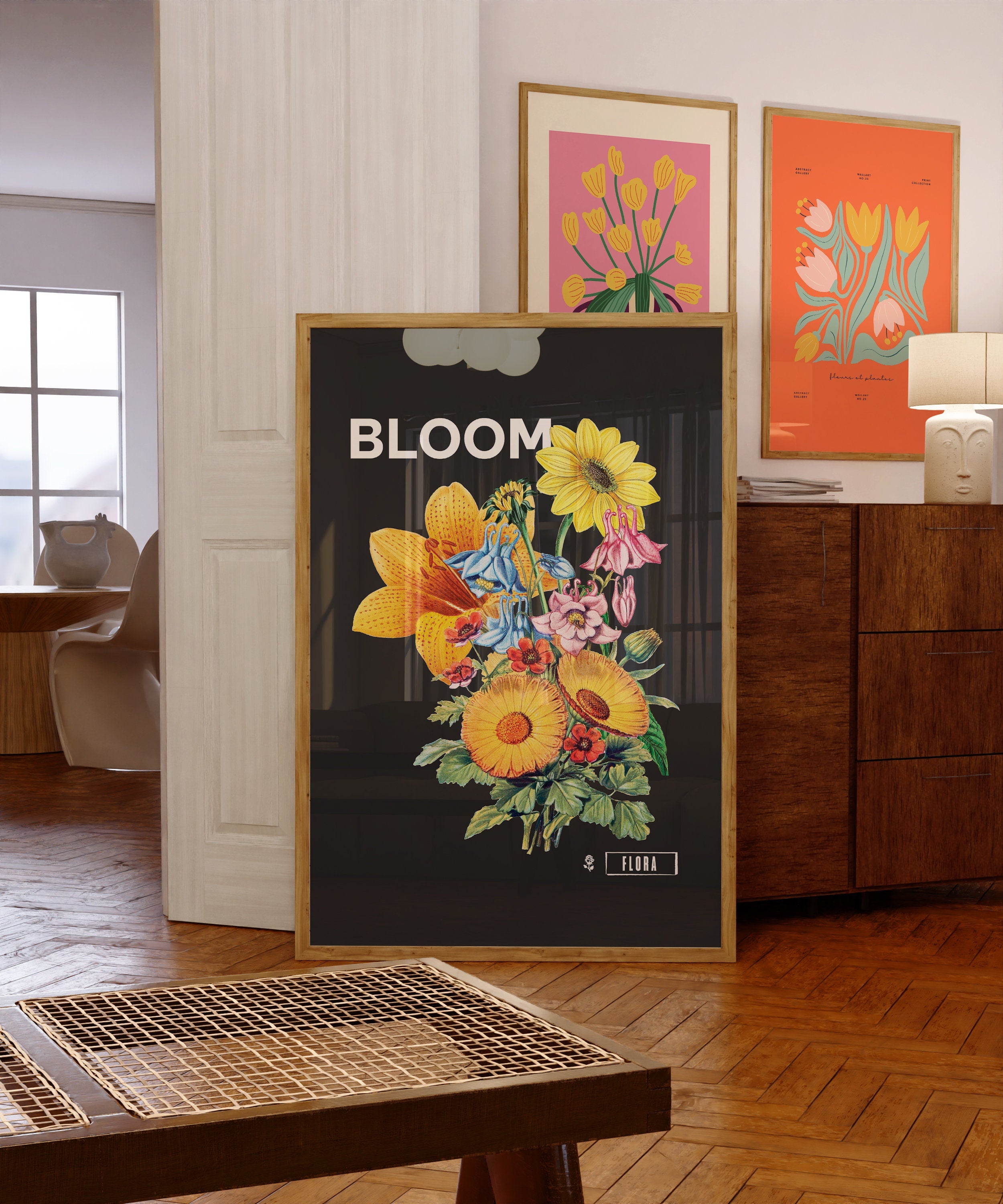 bloom floral art print