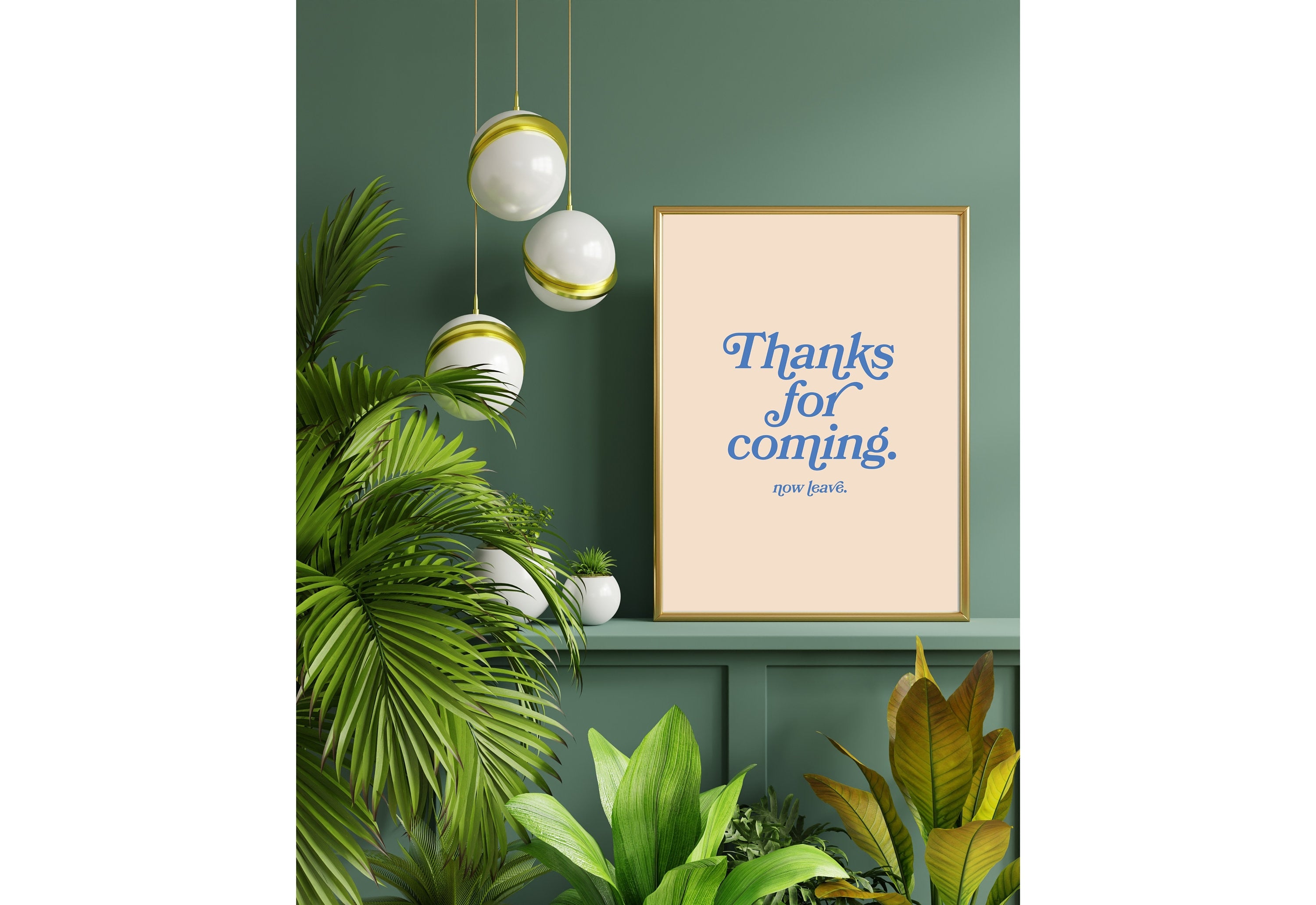 Thanks for coming-Digital Prints-Wall Art Print-Typography Art-Downloadable Print-Bar Art Prints-Living Room Decor-Funny Wall Art-Bright Art