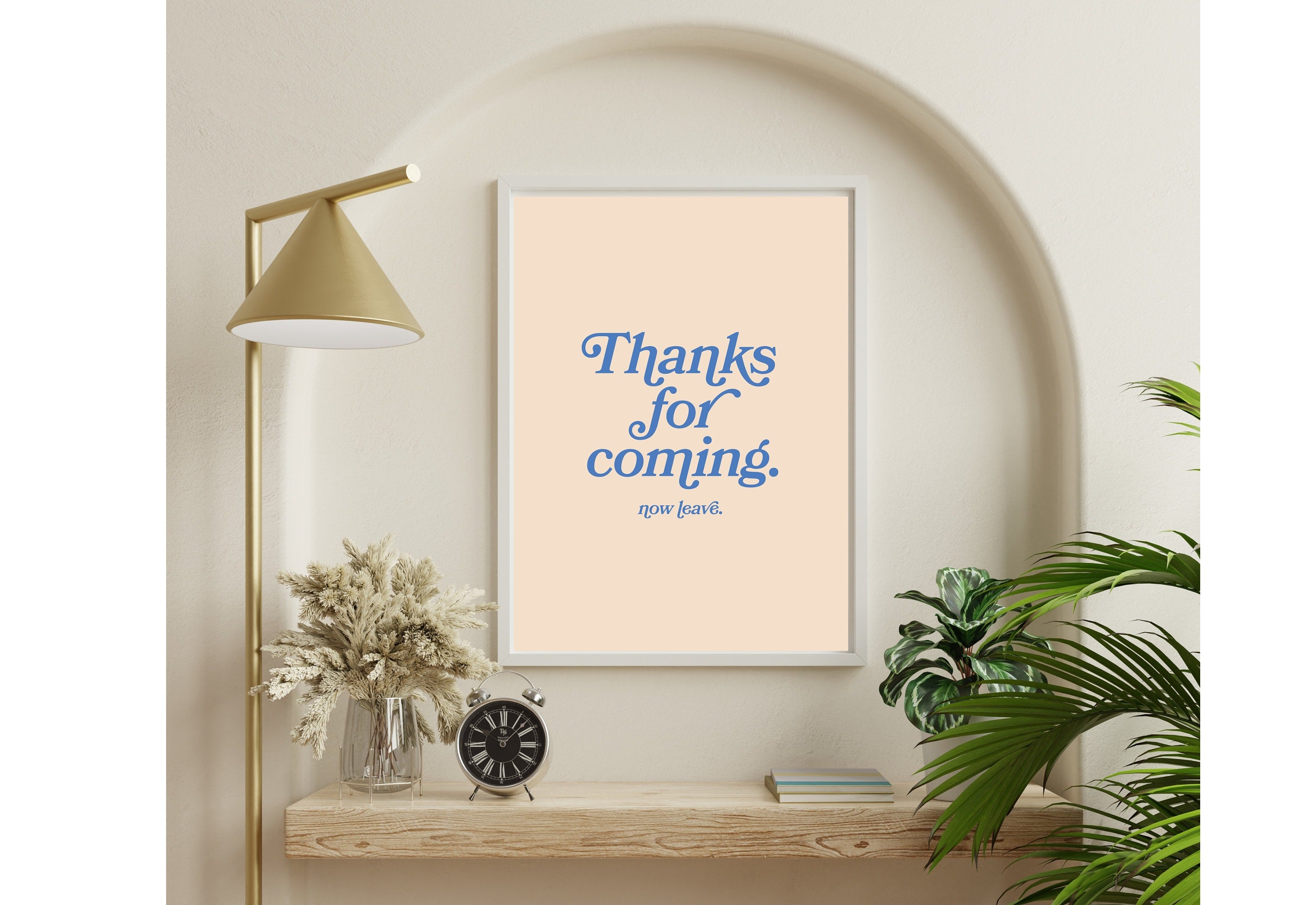 Thanks for coming-Digital Prints-Wall Art Print-Typography Art-Downloadable Print-Bar Art Prints-Living Room Decor-Funny Wall Art-Bright Art