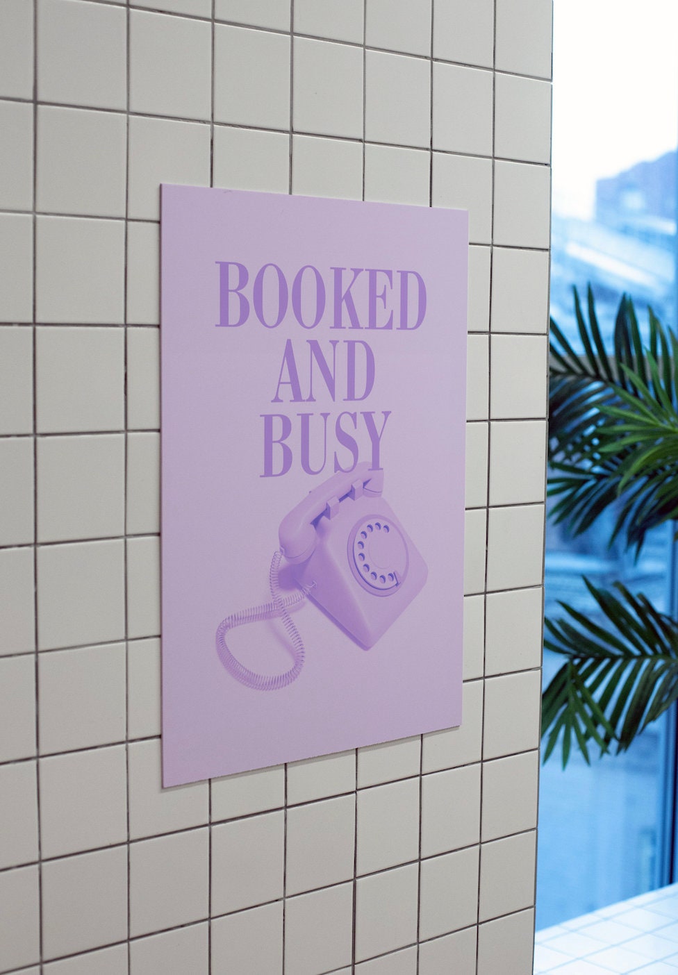 best Booked and Busy Purple Art Print