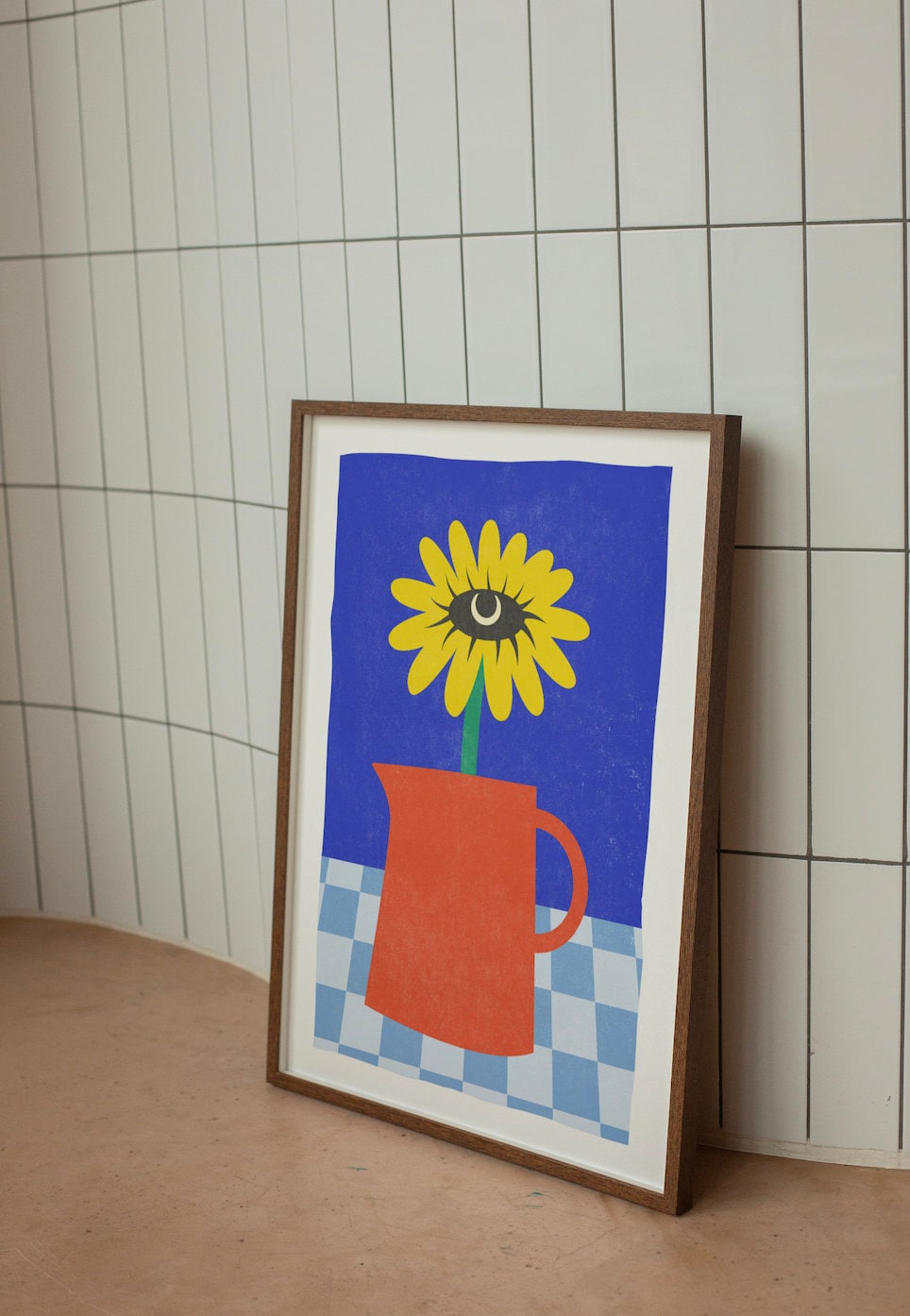 Sunflower Bouquet-Abstract Floral Art-Wall Art Print-Digital Downloads-Botanical Art-Retro Prints-Digital Prints-Flower Market Prints