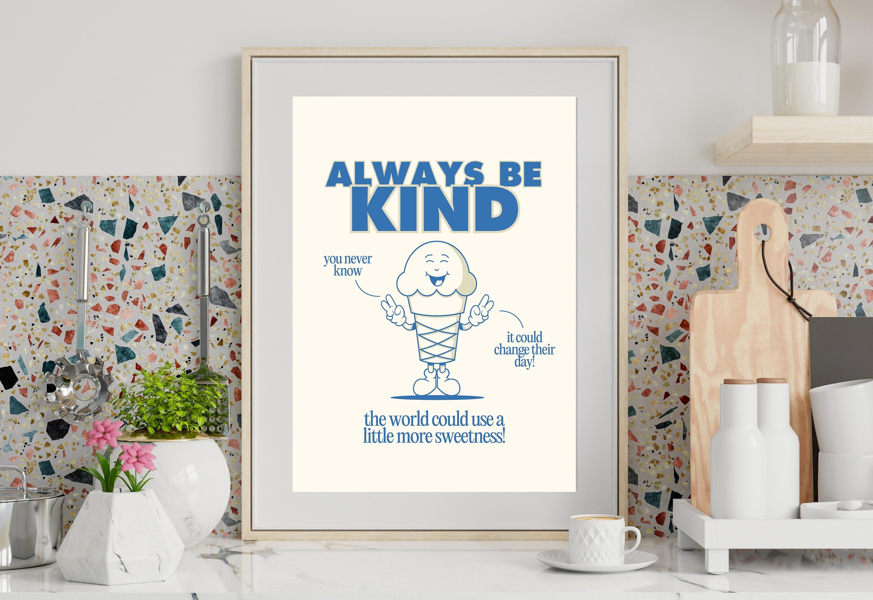 be kind art prints