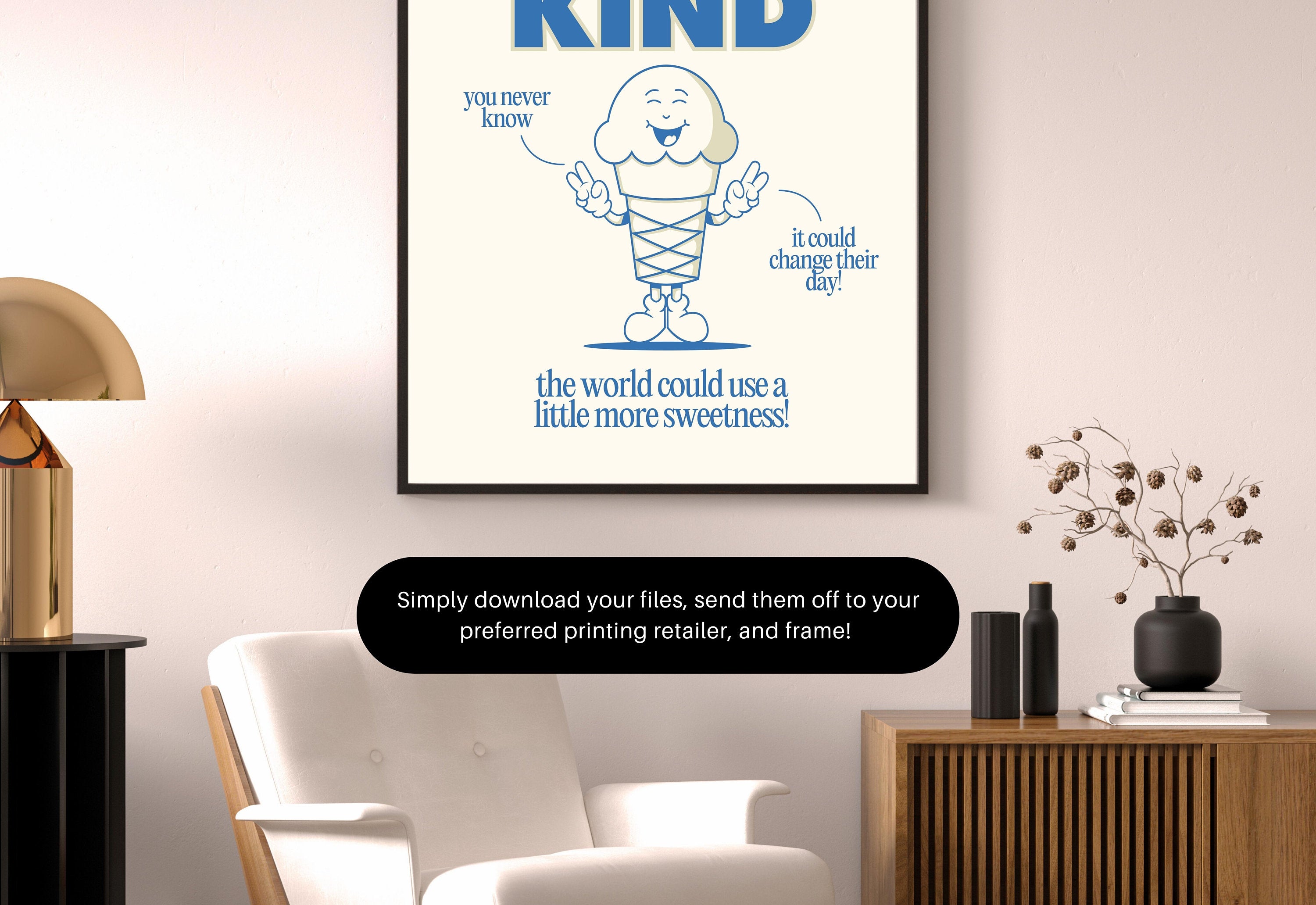 Classroom Art,Kids Room Art,Downloadable Print,Cartoon Art Print,Retro Character Art