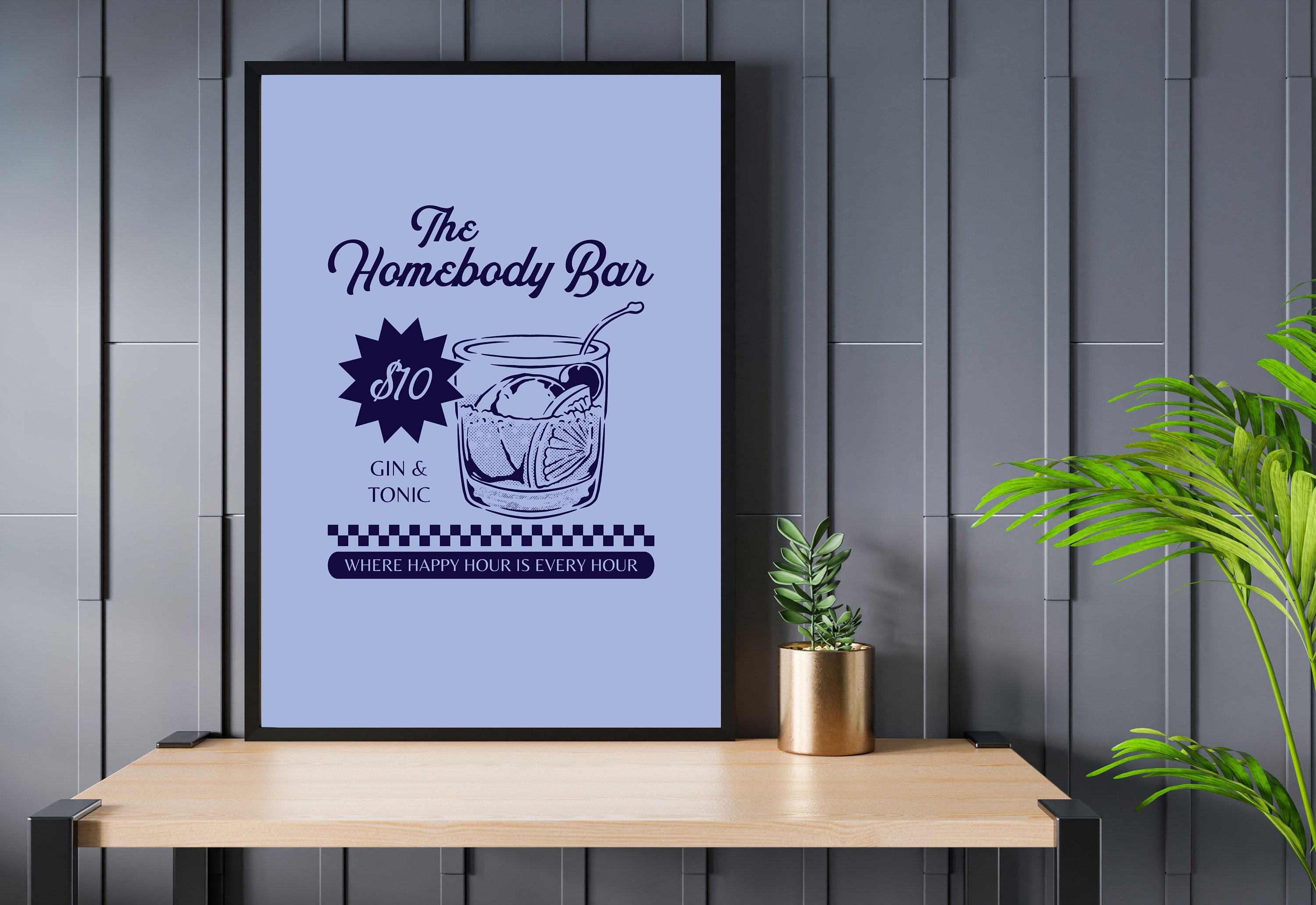 Homebody Bar Art-Digital Download-Martini Art-Retro Print-Cheers Print-Trendy Art-Minimalist Art Print-Girly Art-Cocktail Art-Bar Cart Art